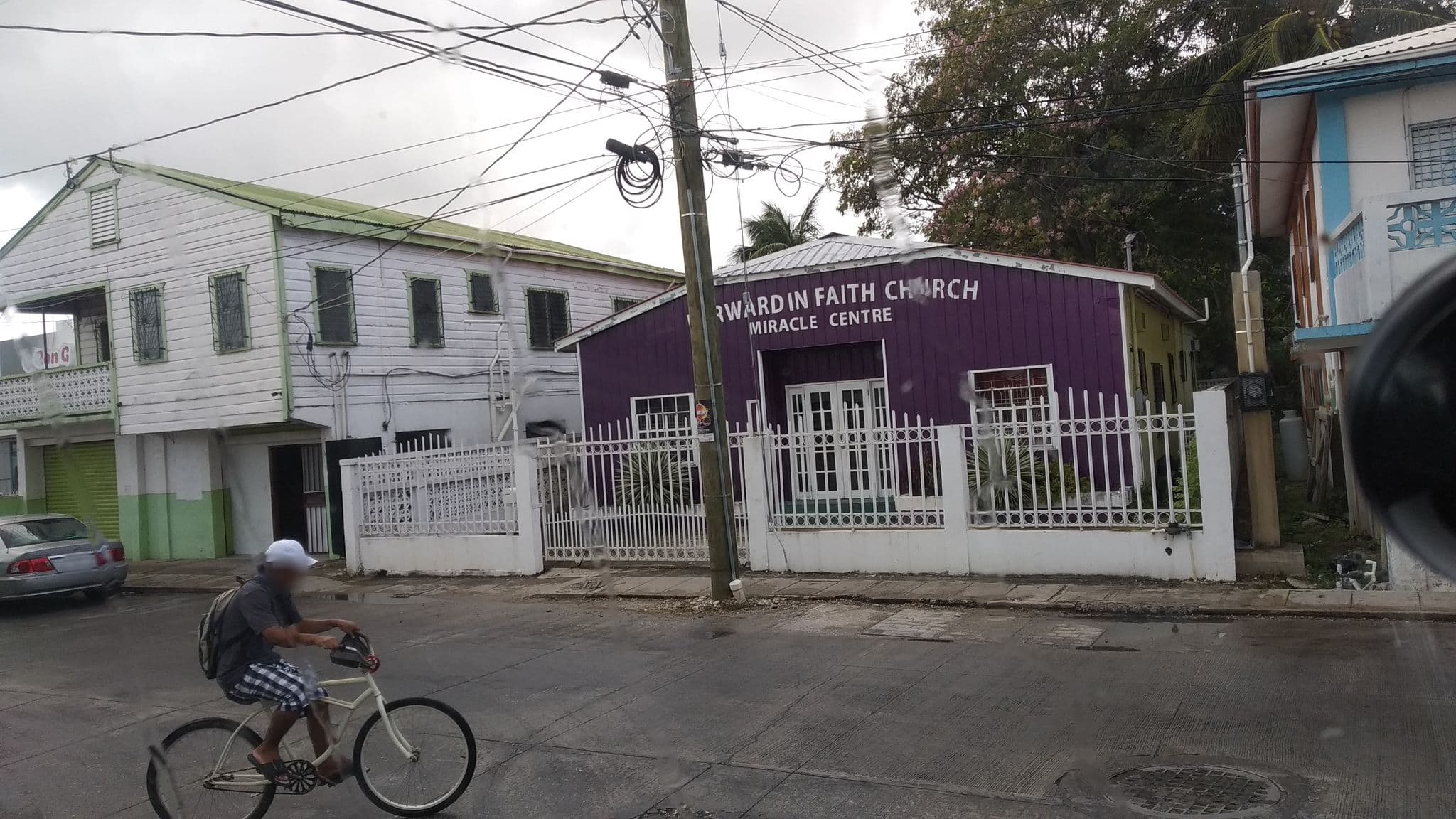 Street view near Royal Orchid Hotel, Belize City — © charlieplett (CC BY-SA · Mapillary)