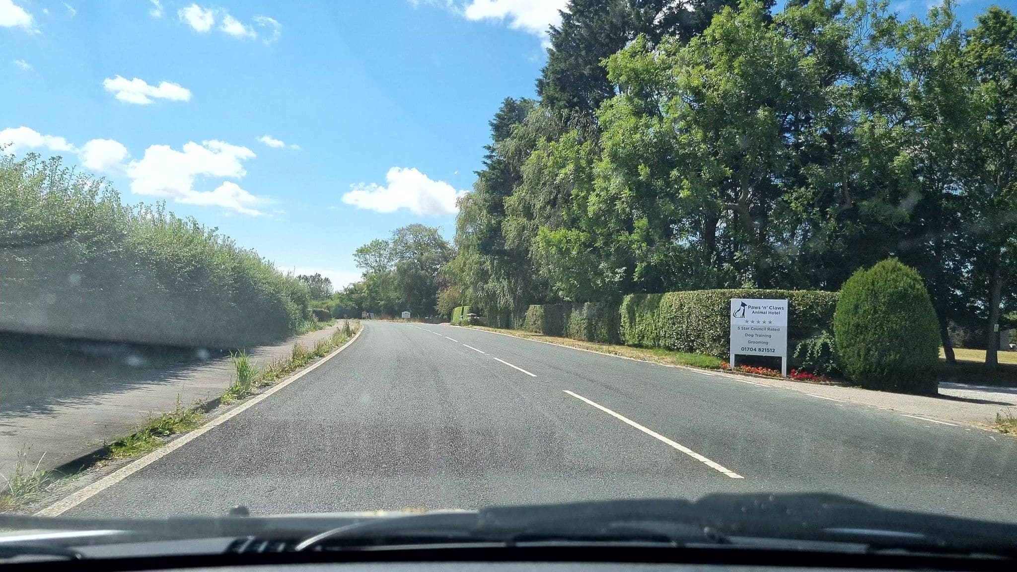 Street view near Paws 'n' Claws Animal Hotel and Grooming Studio, Croston — © mappo2 (CC BY-SA · Mapillary)
