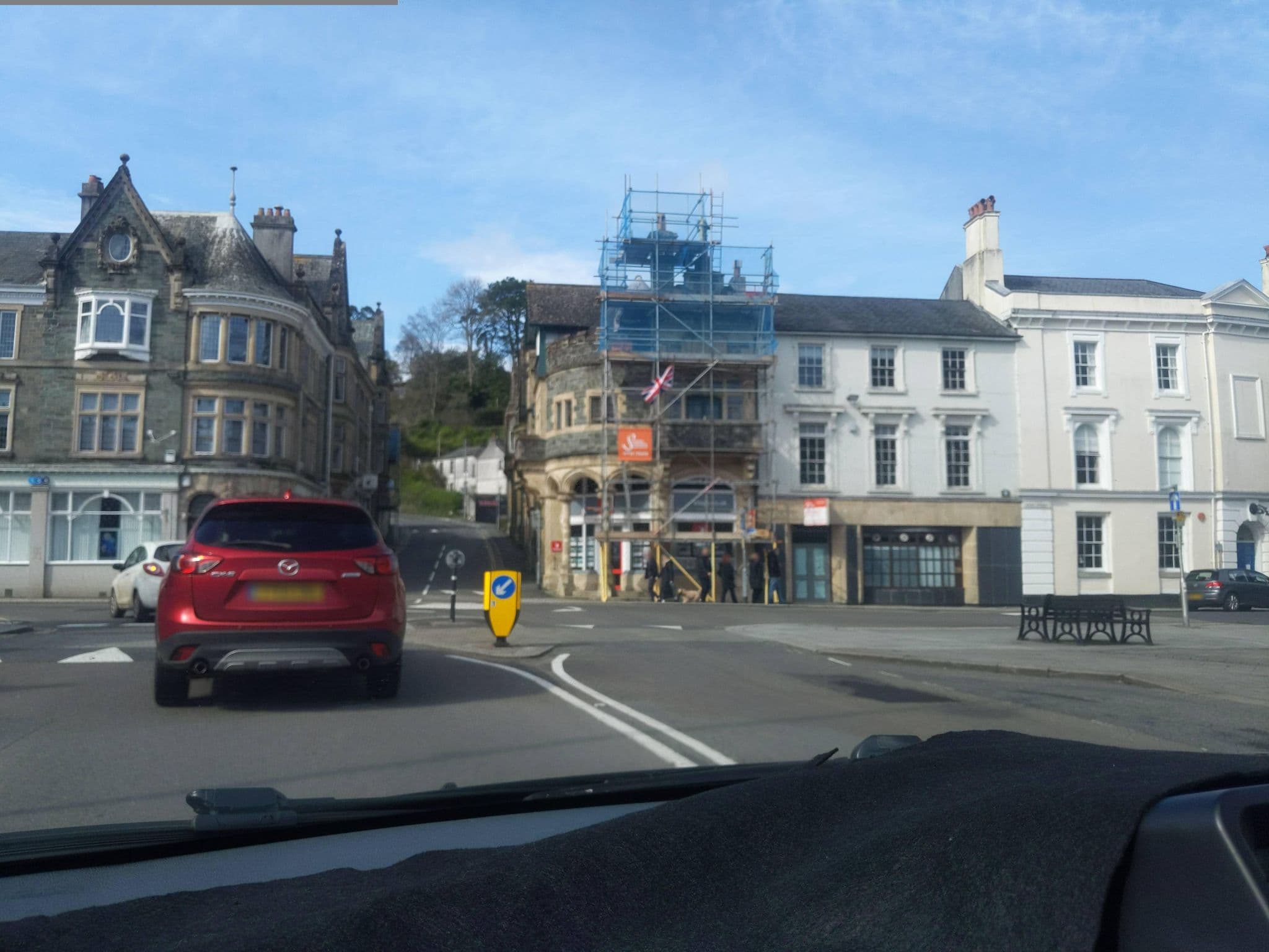 Street view near One Drake Road Hotel - Deluxe Double Room with Shower, Tavistock — © WaggyDog (CC BY-SA · Mapillary)