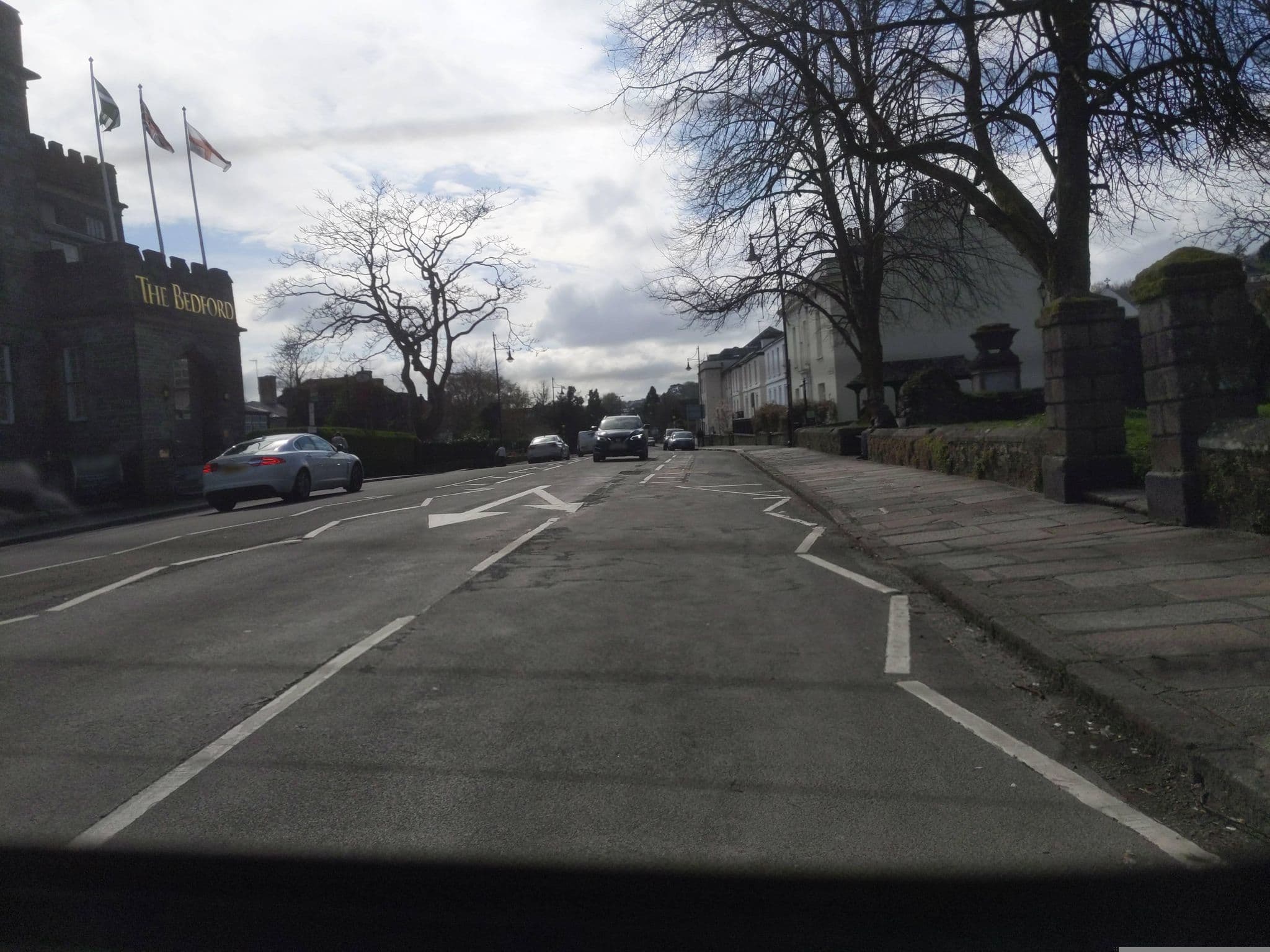 Street view near Bedford Hotel, Tavistock — © WaggyDog (CC BY-SA · Mapillary)