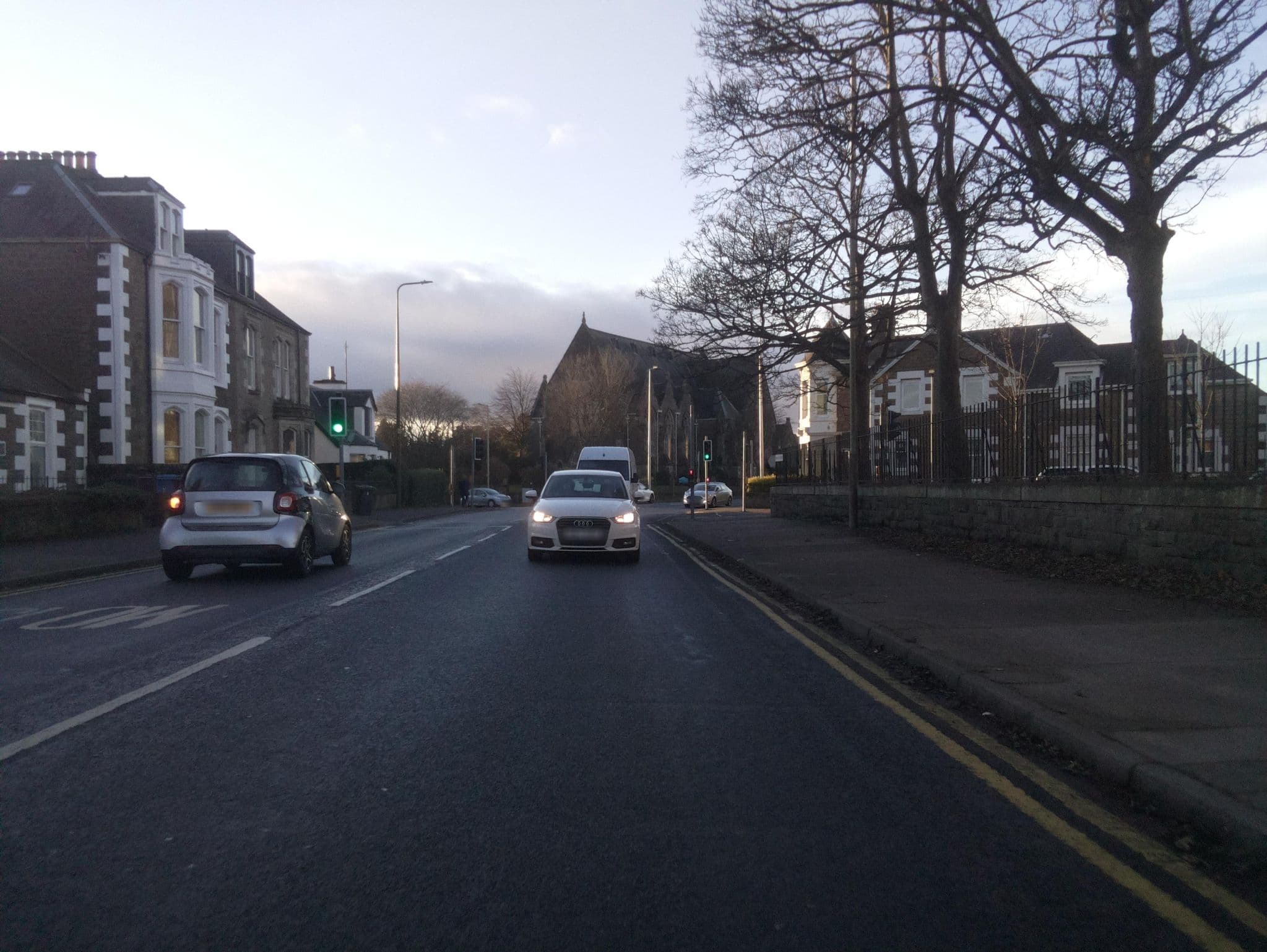 Street view near Cameron Guest House, Tayport — © southglos (CC BY-SA · Mapillary)