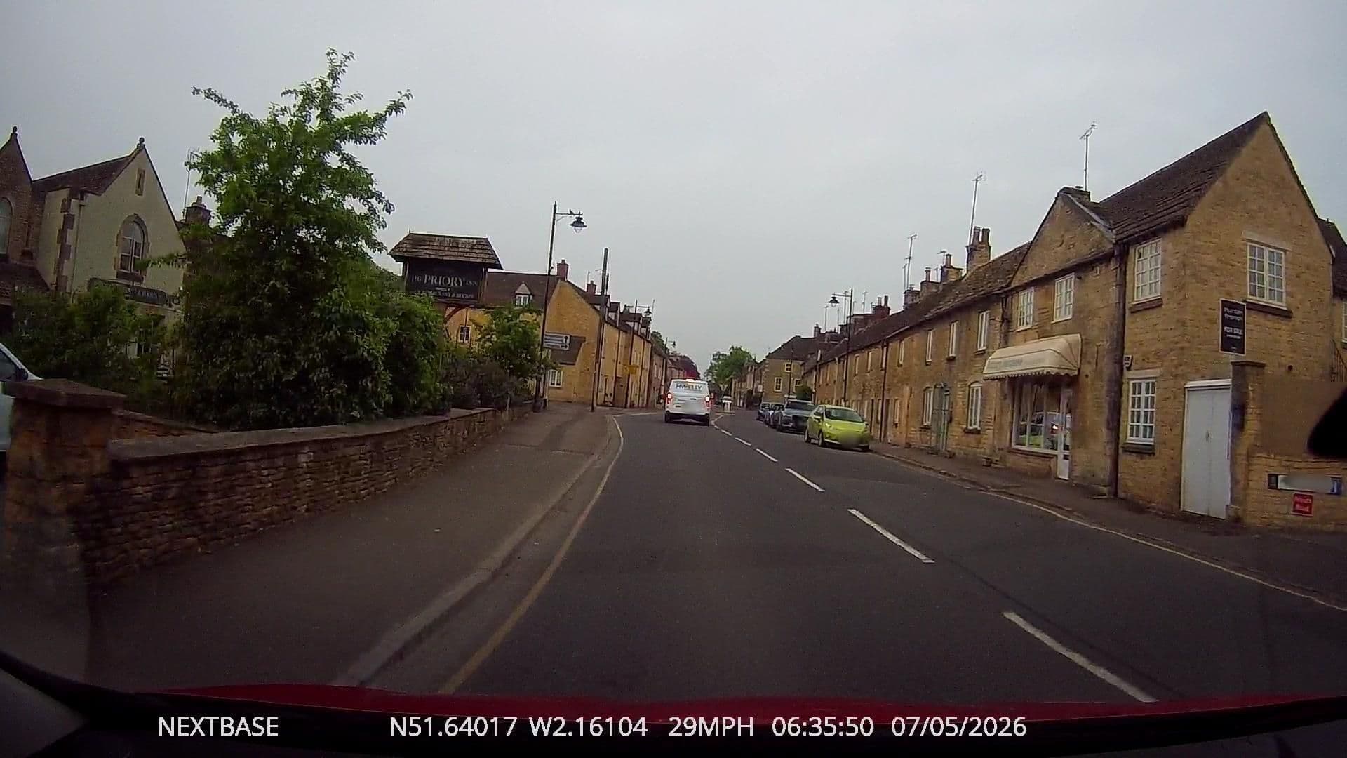 Street view near The Priory Inn, Tetbury — © OrangeHurst97 (CC BY-SA · Mapillary)