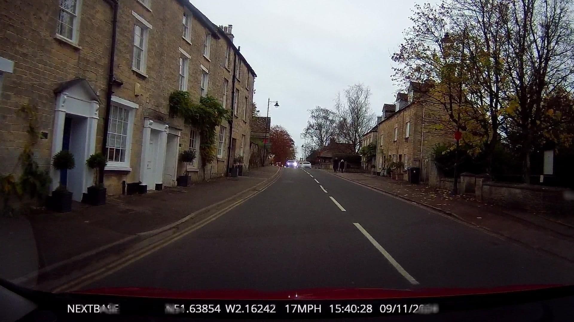 Street view near Tetbury Cottage, Tetbury — © OrangeHurst97 (CC BY-SA · Mapillary)