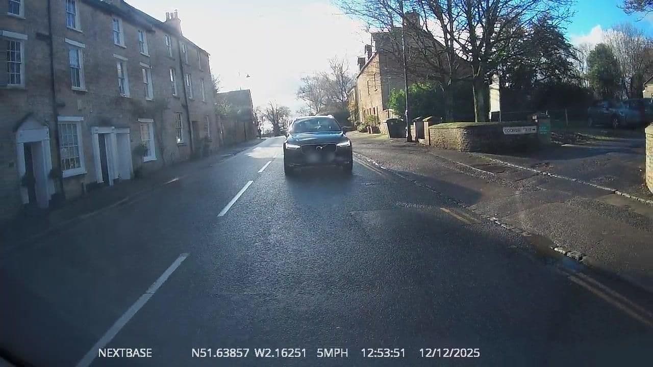 Street view near Angel Cottage Tetbury, Tetbury — © OrangeHurst97 (CC BY-SA · Mapillary)