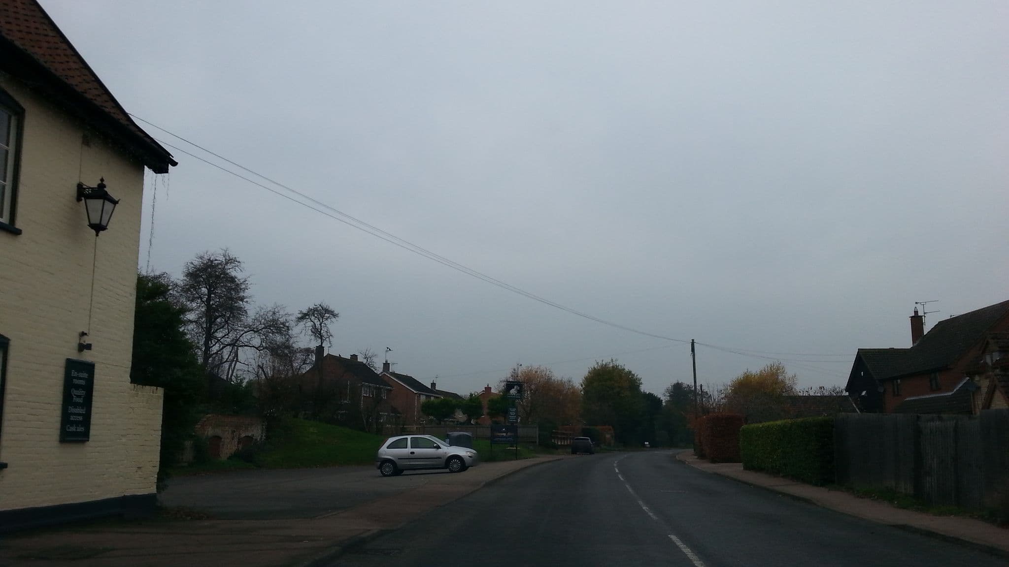 Street view near The White Horse, Thurston — © adam2 (CC BY-SA · Mapillary)