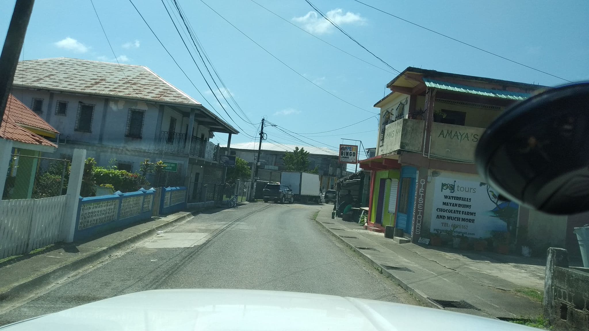 Street view near Amaya's Inn, Punta Gorda — © charlieplett (CC BY-SA · Mapillary)