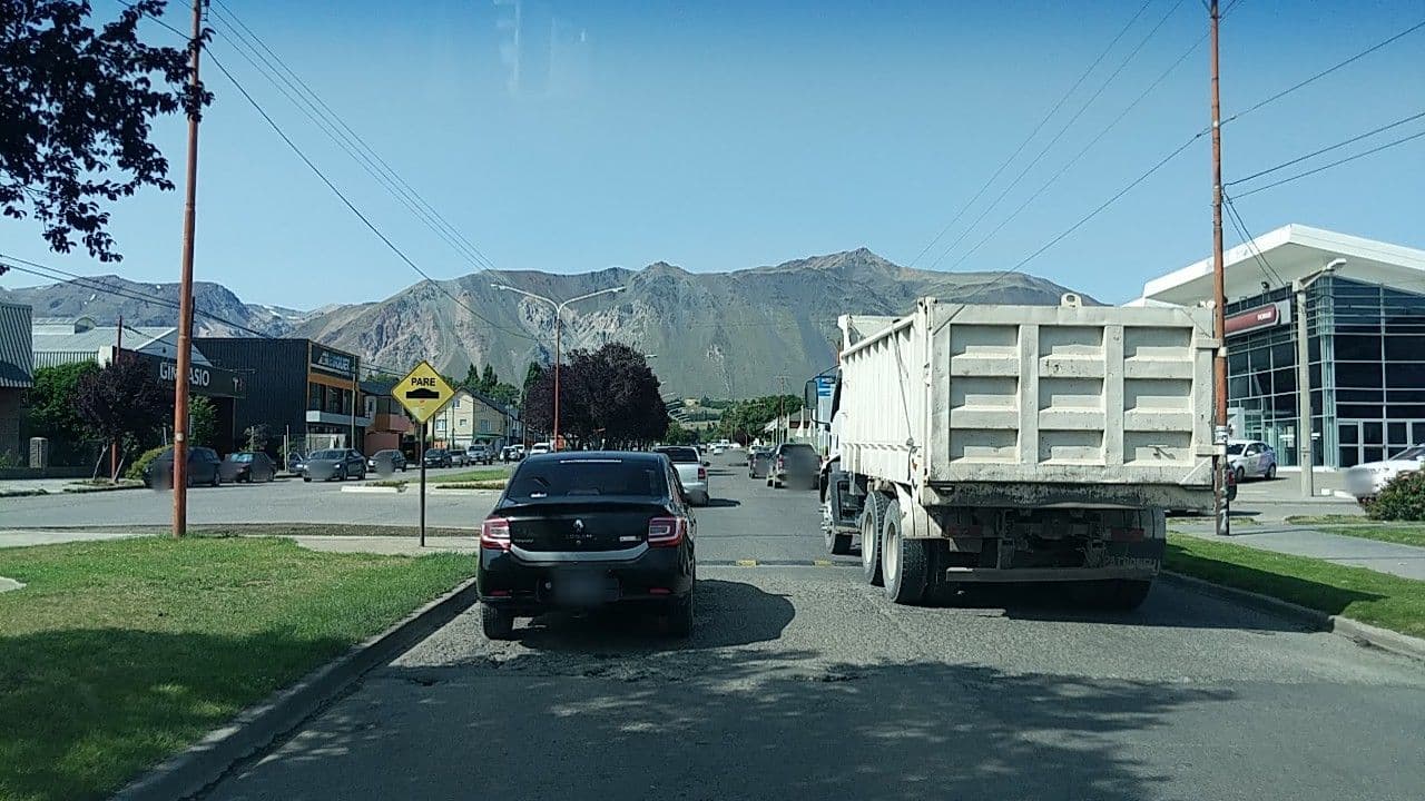 Street view near Hostería Cumbres Blancas, Esquel