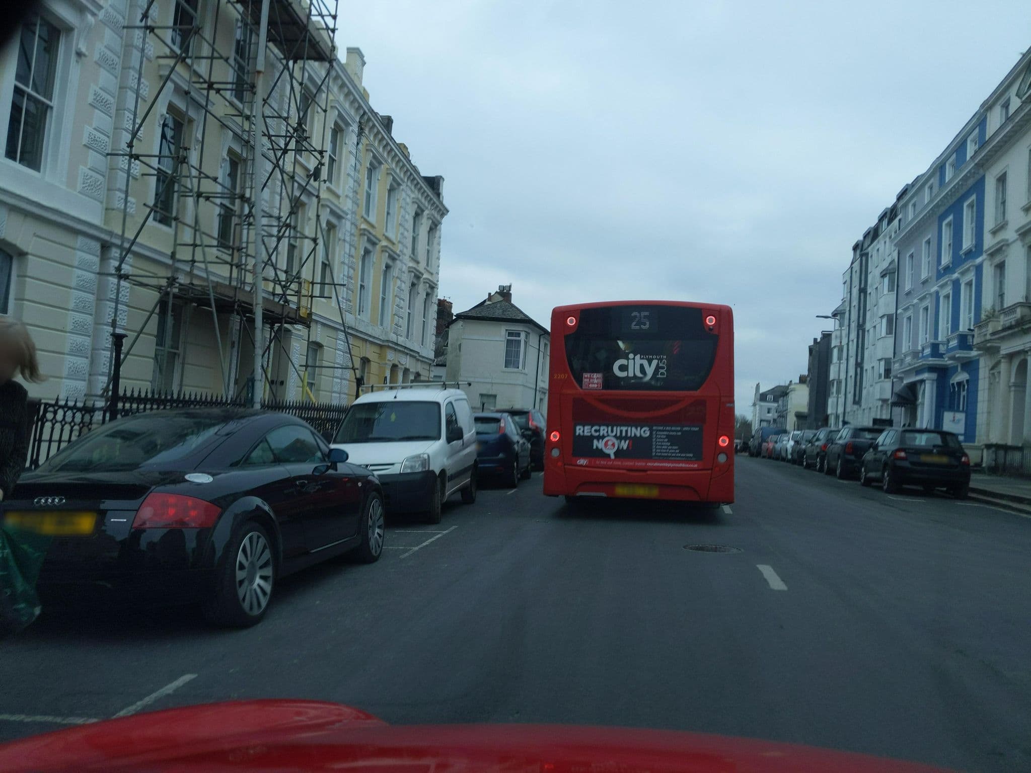 Street view near Squires Guest House, Plymouth — © WaggyDog (CC BY-SA · Mapillary)