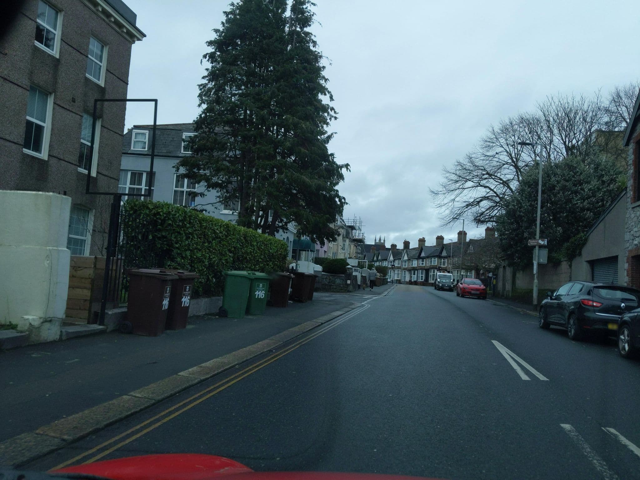 Street view near Grosvenor Park Hotel, Plymouth — © WaggyDog (CC BY-SA · Mapillary)