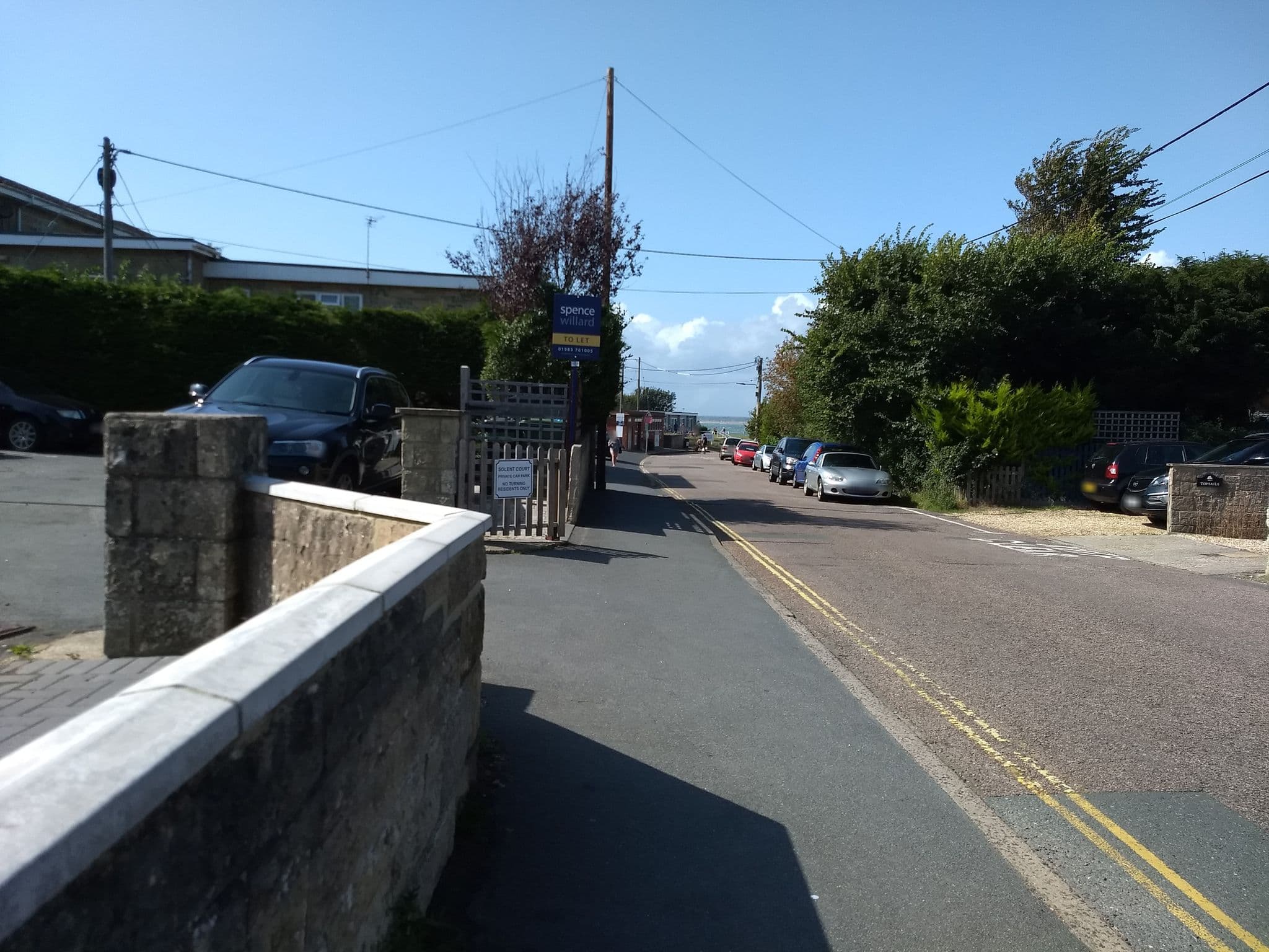 Street view near Topsails - Entire Place, Totland — © mappernerd (CC BY-SA · Mapillary)