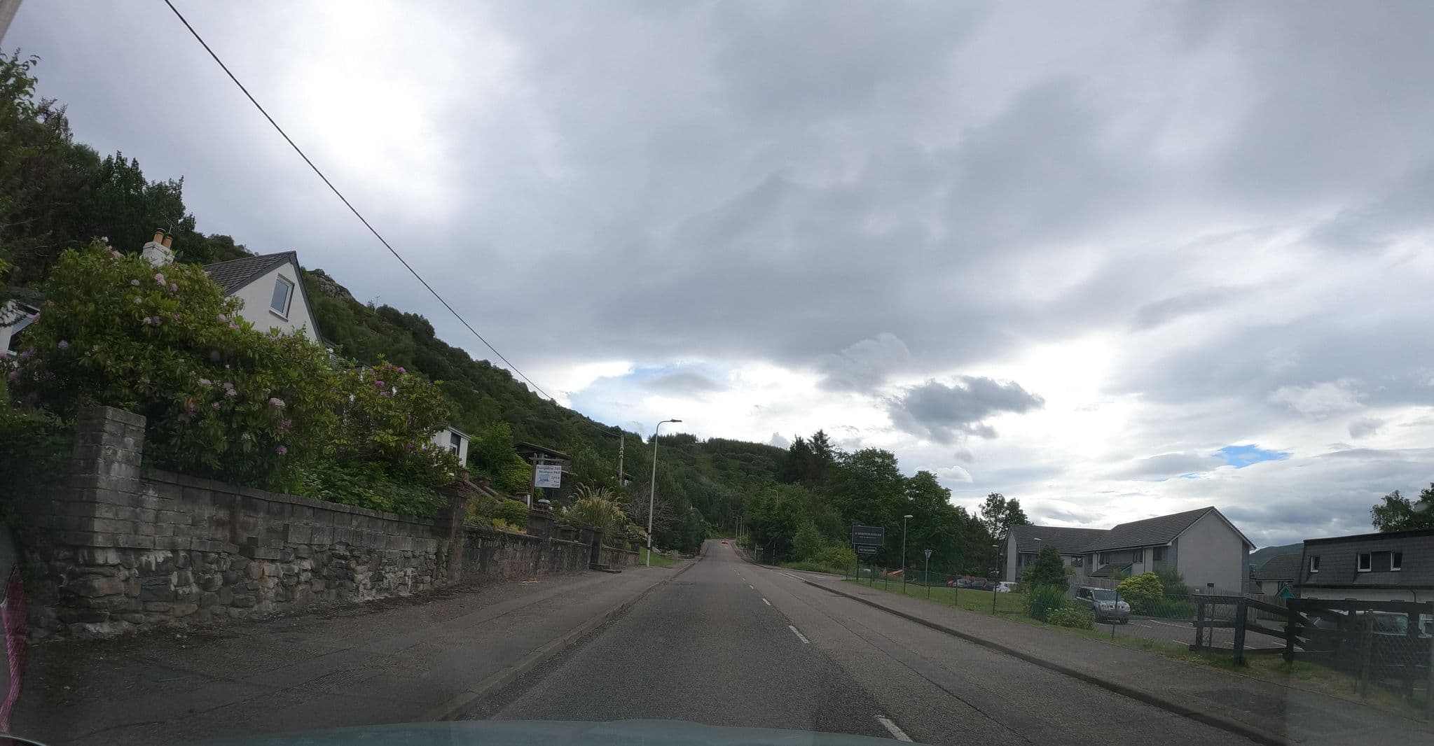 Street view near Bungalow500, Ullapool — © hobgoblin (CC BY-SA · Mapillary)