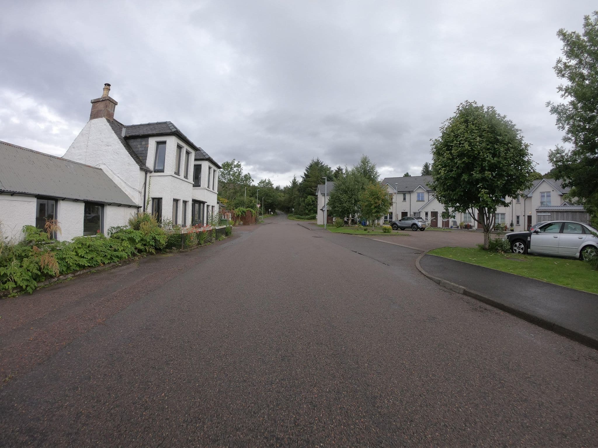 Street view near Glenfield Hotel, Ullapool