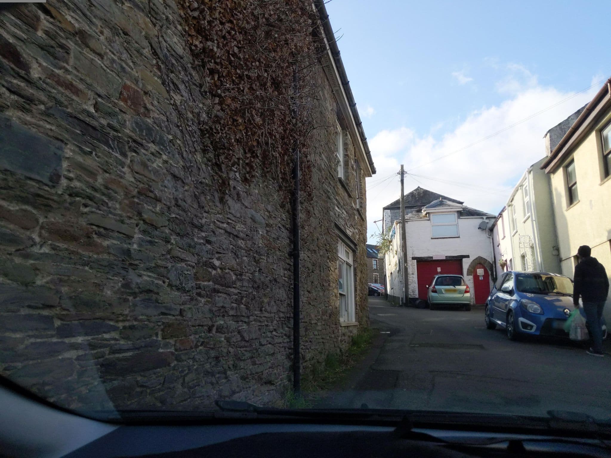 Street view near Molesworth Arms Hotel, Wadebridge — © WaggyDog (CC BY-SA · Mapillary)