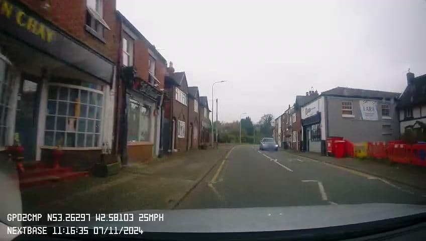 Street view near Bed & Breakfast, Weaverham — © mapillarygelec (CC BY-SA · Mapillary)