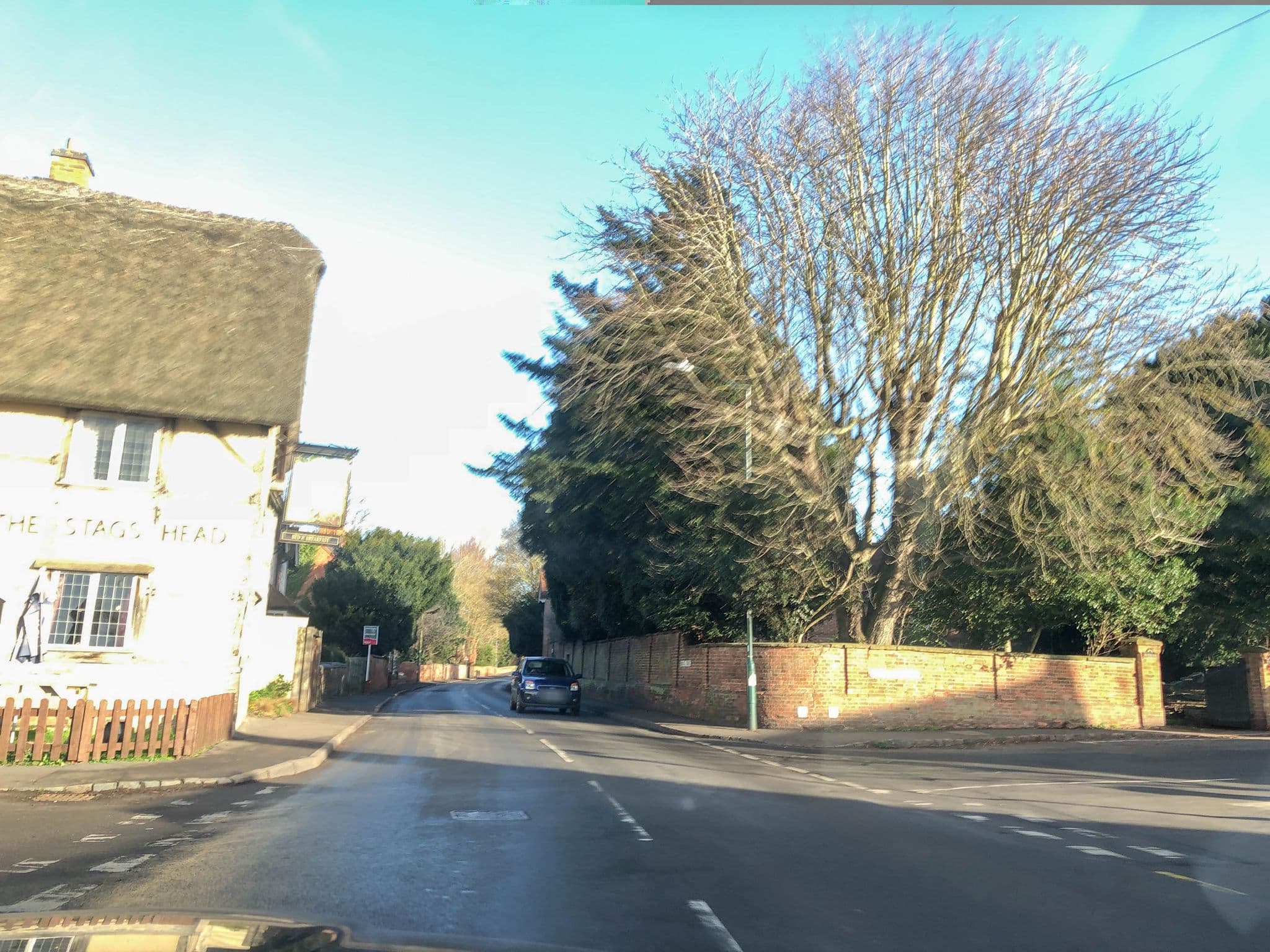 Street view near The Stags Head, Wellesbourne — © laye (CC BY-SA · Mapillary)