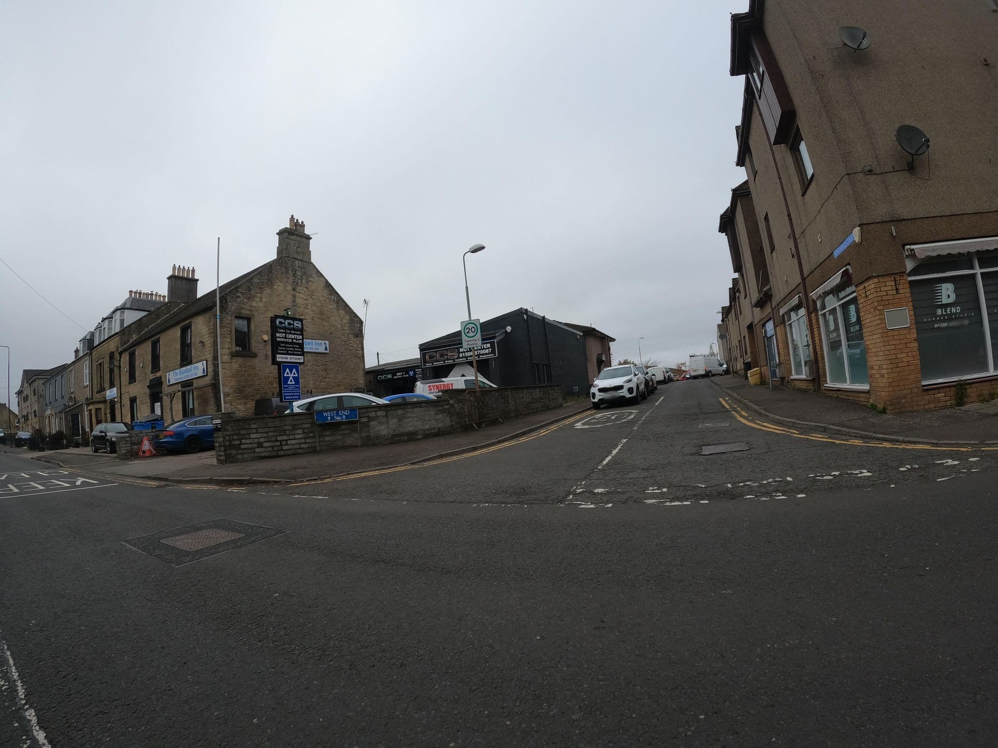 Street view near West End Hotel, West Calder — © hobgoblin (CC BY-SA · Mapillary)
