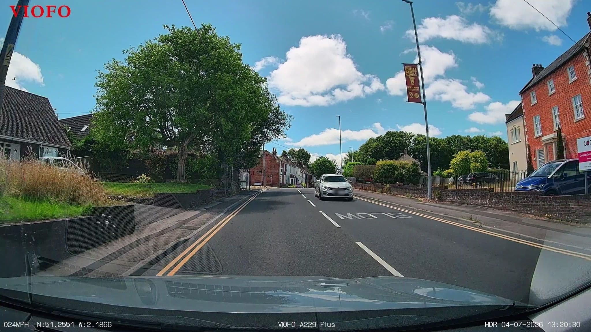 Street view near The Cedar Hotel & Restaurant, Westbury — © RyanBush (CC BY-SA · Mapillary)