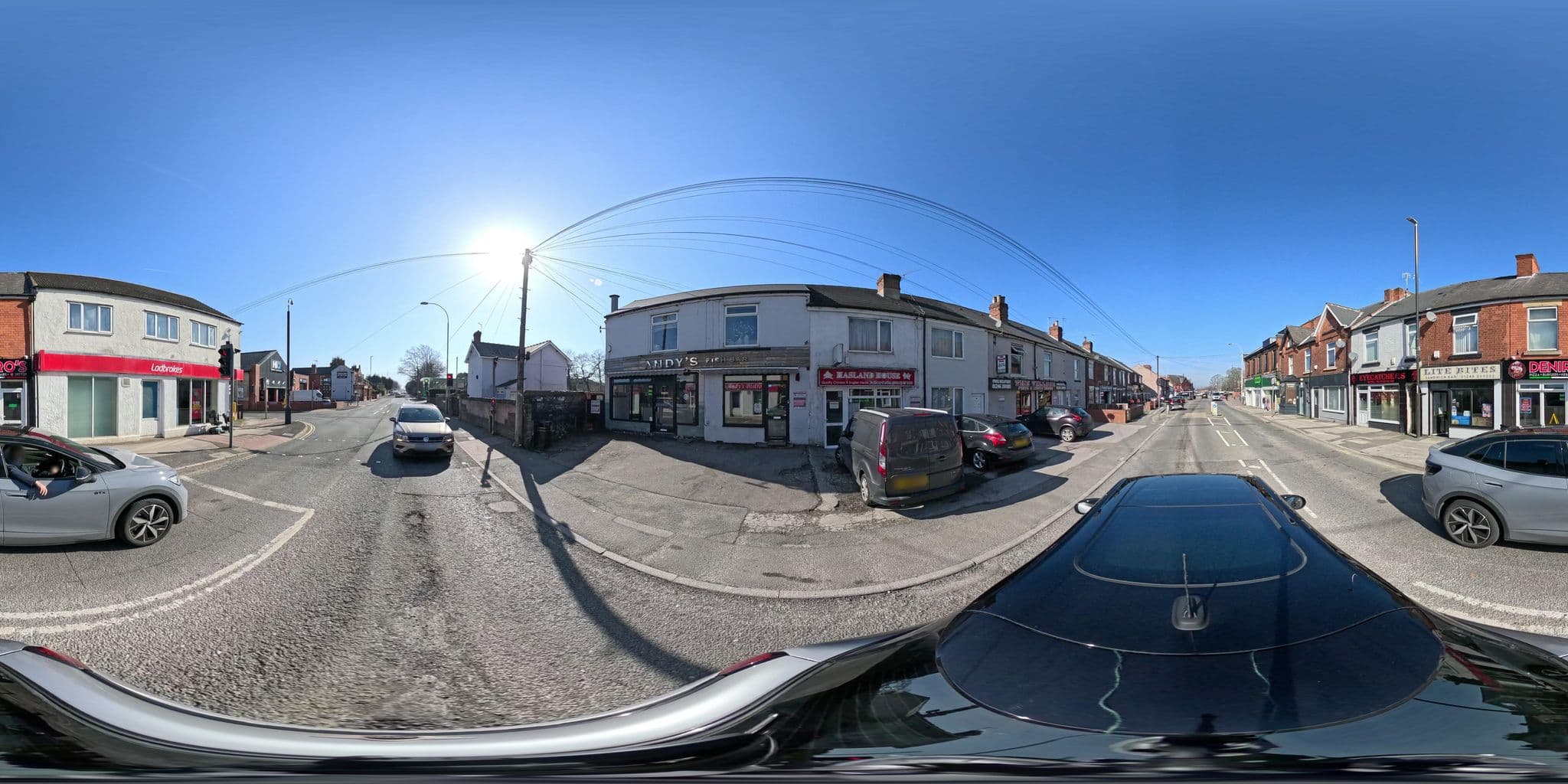 Street view near Chesterfield Lodge, Wingerworth — © nicholass (CC BY-SA · Mapillary)