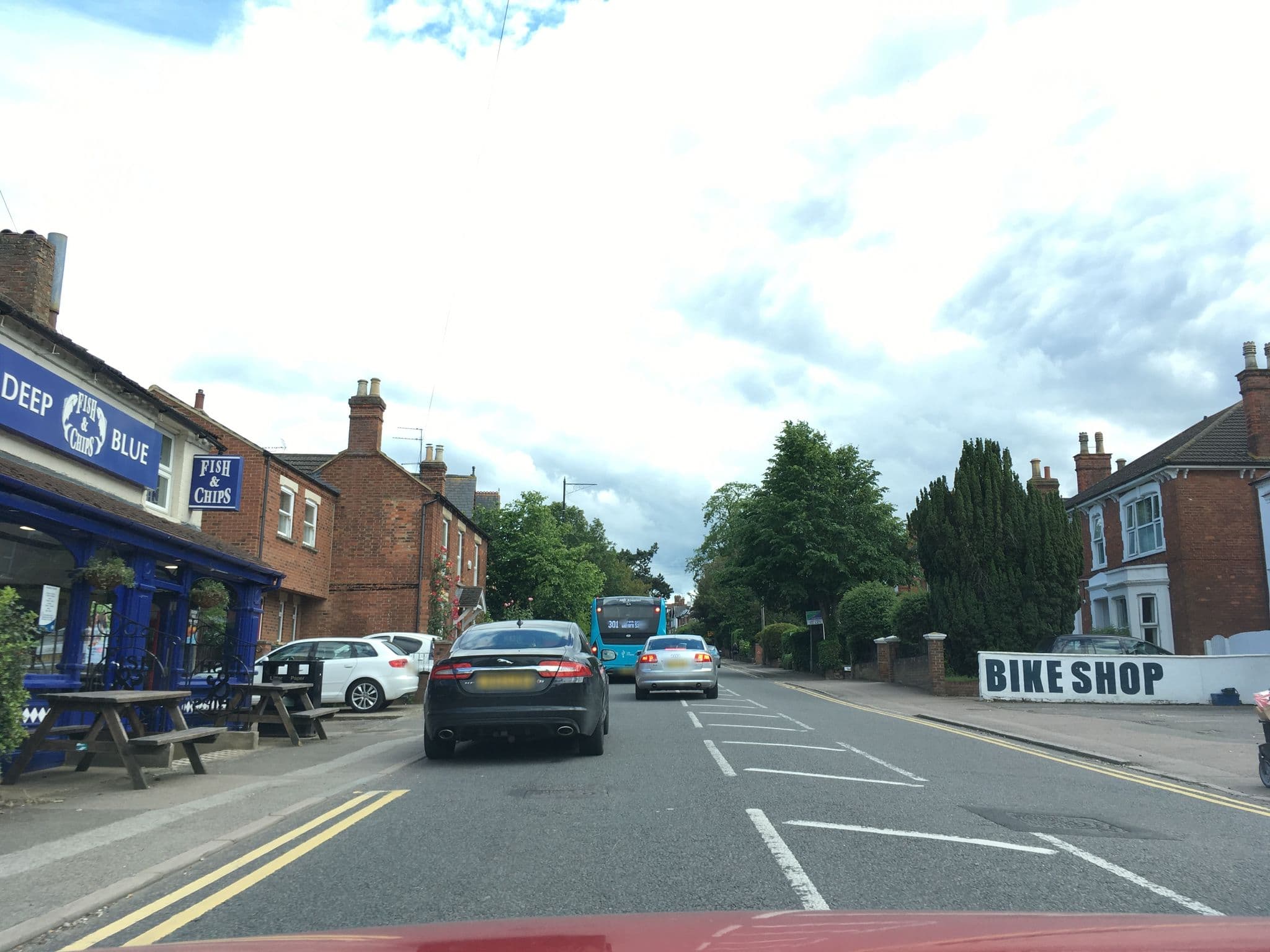 Street view near Station Road, Woburn Sands — © southglos (CC BY-SA · Mapillary)