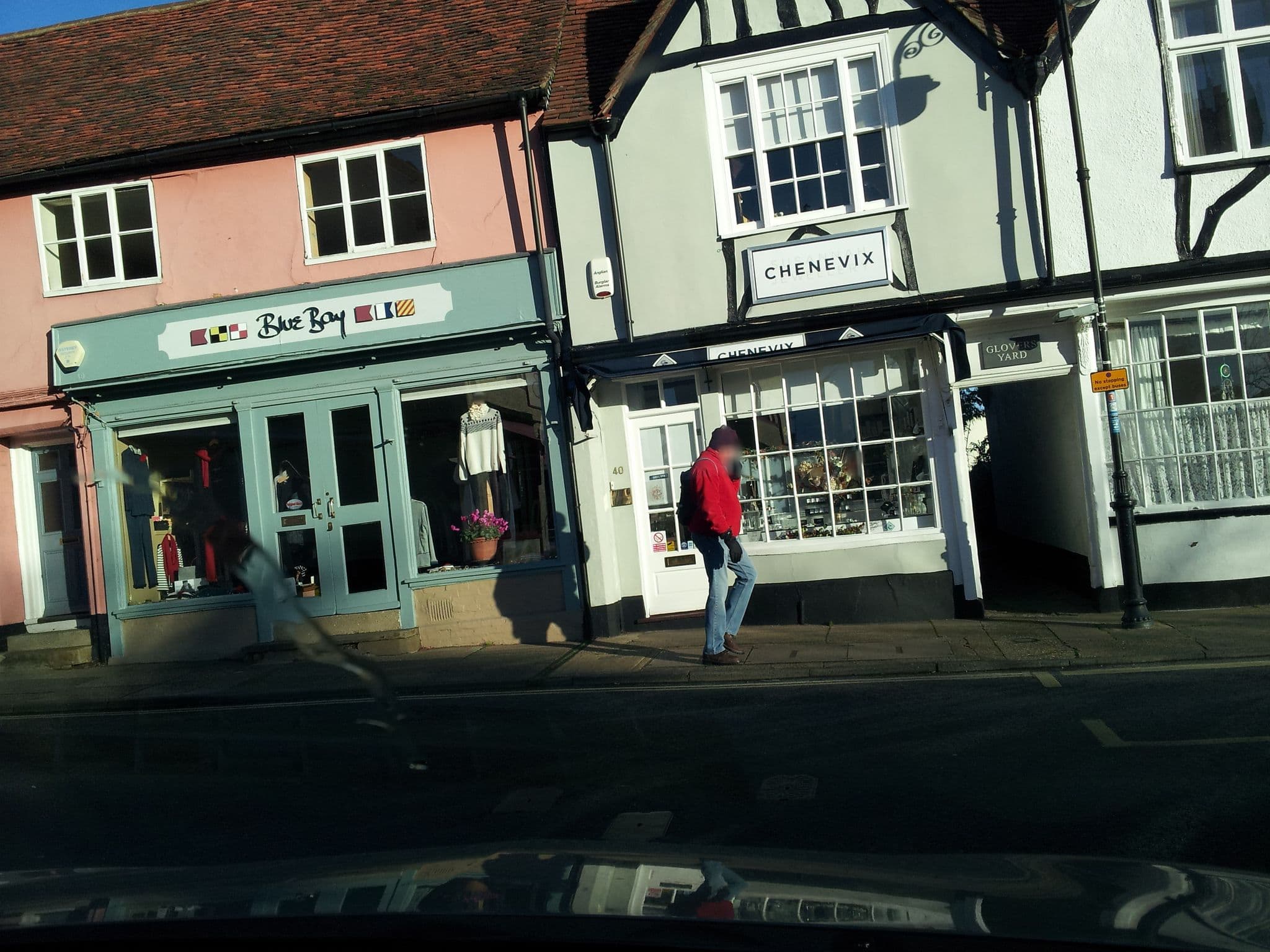 Street view near Little Cat Hotel, Woodbridge — © adam2 (CC BY-SA · Mapillary)