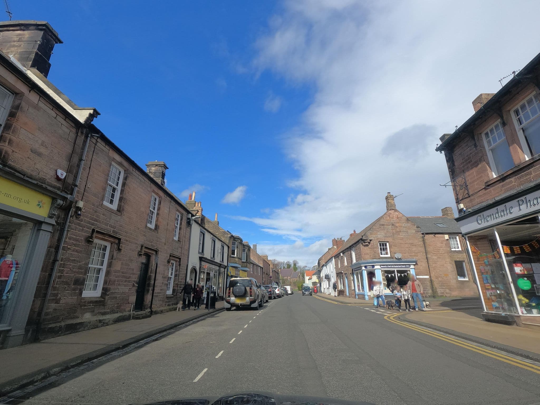 Street view near Arlington House Hotel, Wooler — © floatingboater (CC BY-SA · Mapillary)