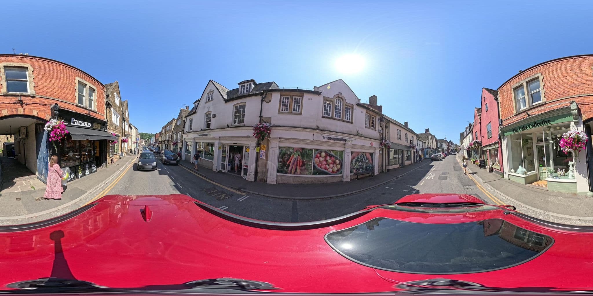 Street view near White Lion Hotel, Wotton-under-Edge — © southglos (CC BY-SA · Mapillary)