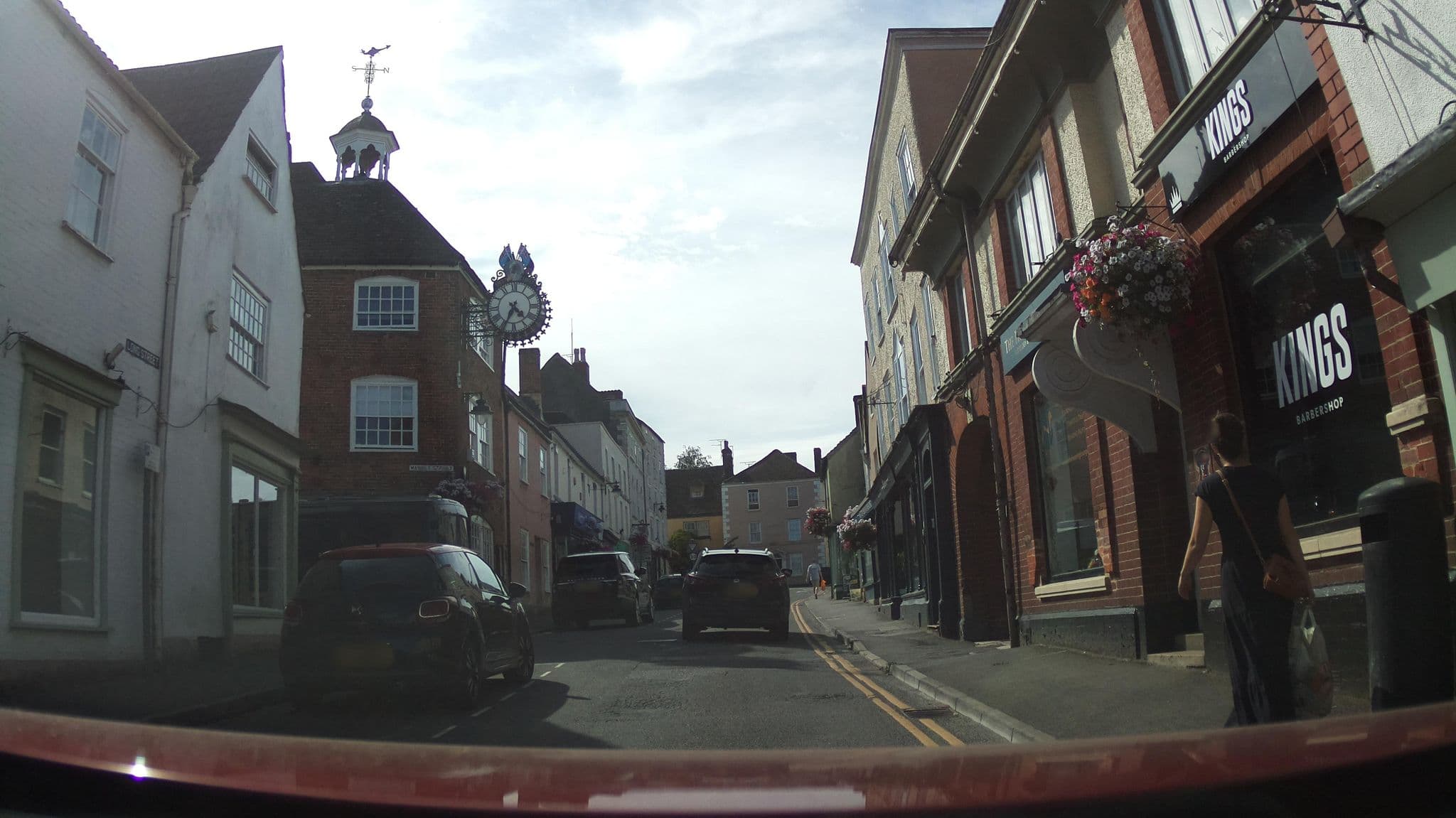 Street view near White Lion Hotel, Wotton-under-Edge — © southglos (CC BY-SA · Mapillary)