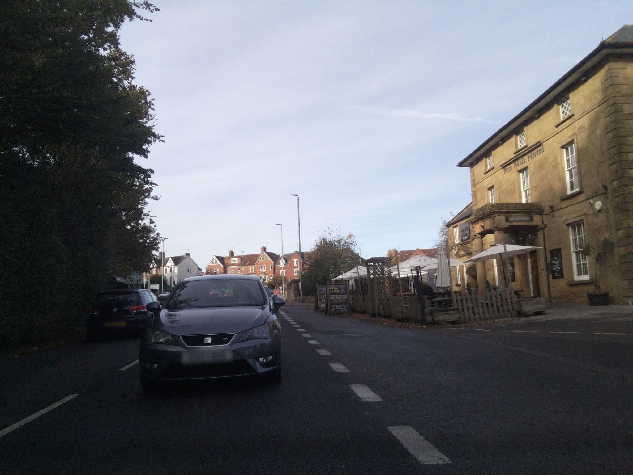 Street view near Pen Mill Hotel, Yeovil — © southglos (CC BY-SA · Mapillary)