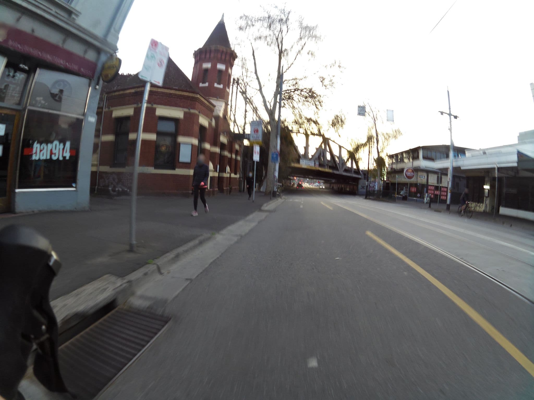 Street view near Corner Hotel, East Melbourne — © skillsy (CC BY-SA · Mapillary)