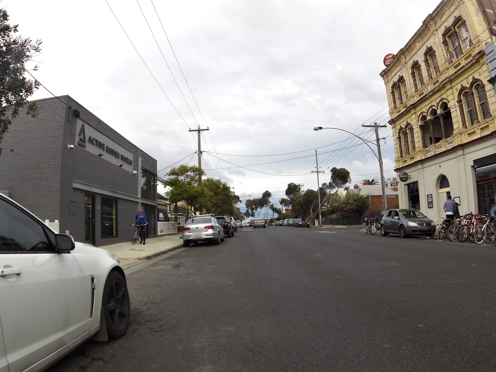 Street view near Grand View Hotel, Brunswick West — © skillsy (CC BY-SA · Mapillary)
