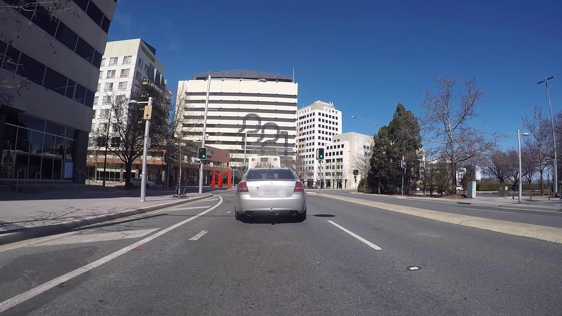 Street view near The Sebel Canberra Civic, Canberra City — © eneerhut (CC BY-SA · Mapillary)