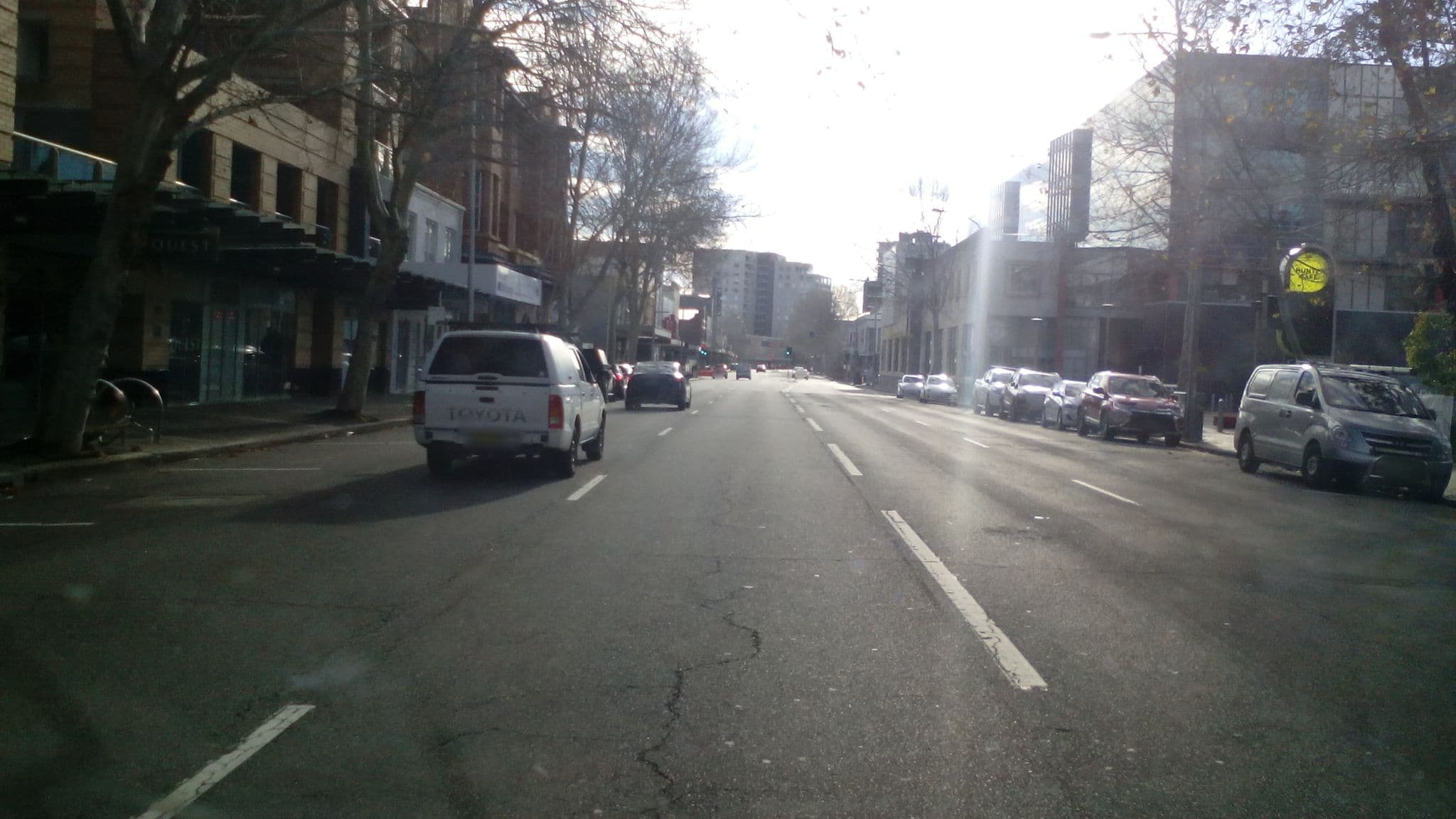 Street view near Quest Newcastle Apartment Hotel, Cooks Hill — © marki (CC BY-SA · Mapillary)