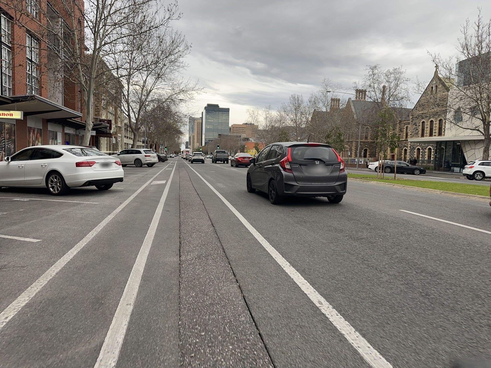 Street view near RNR Serviced Apartments Adelaide-Wakefield, Adelaide city centre — © banjo5295 (CC BY-SA · Mapillary)
