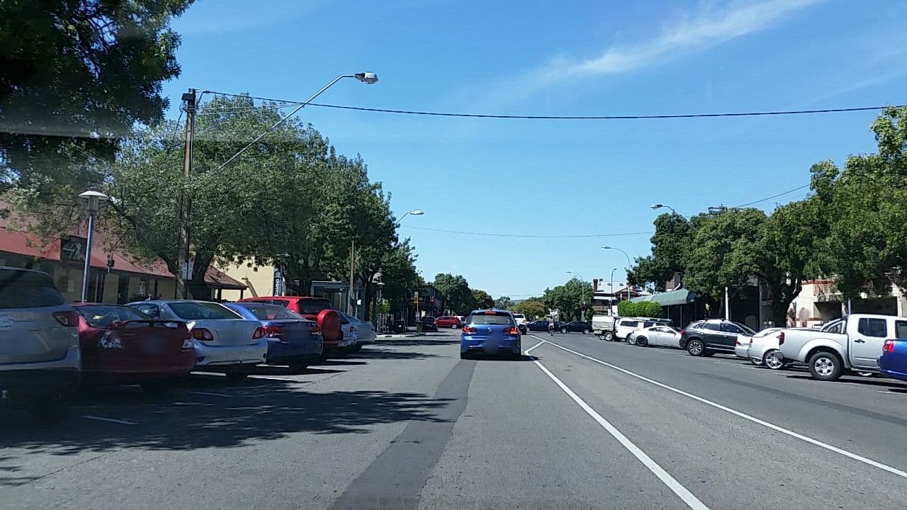 Street view near Friendly Meeting Chapel, North Adelaide — © didz (CC BY-SA · Mapillary)