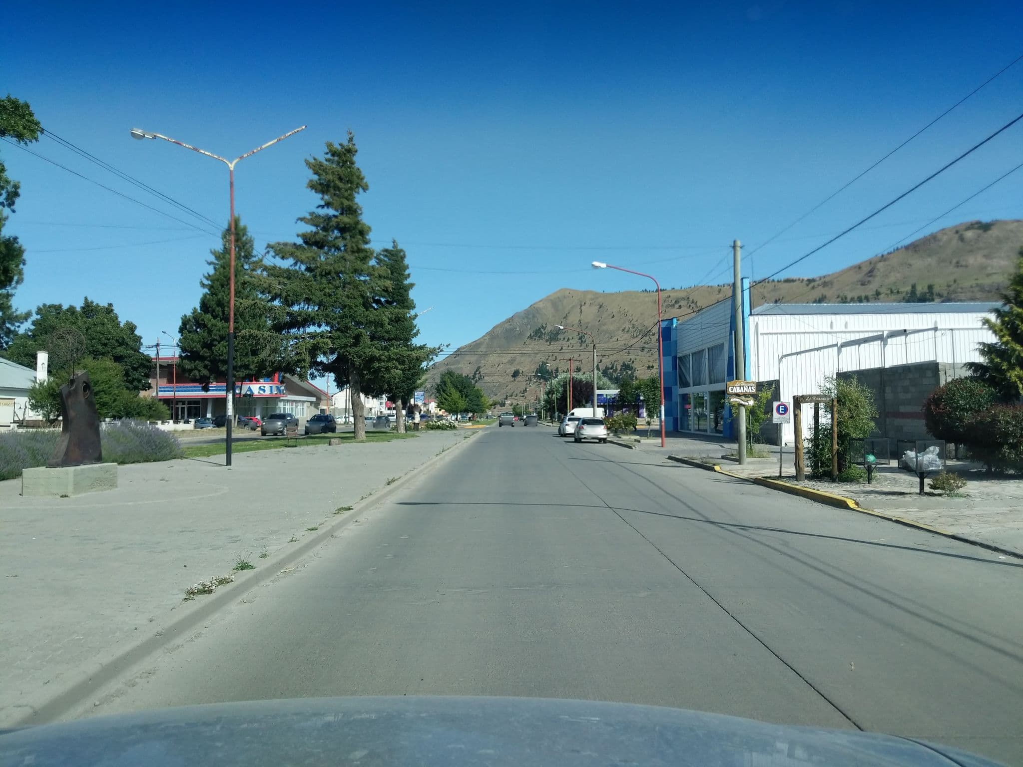 Street view near Cabañas La Herradura, Esquel