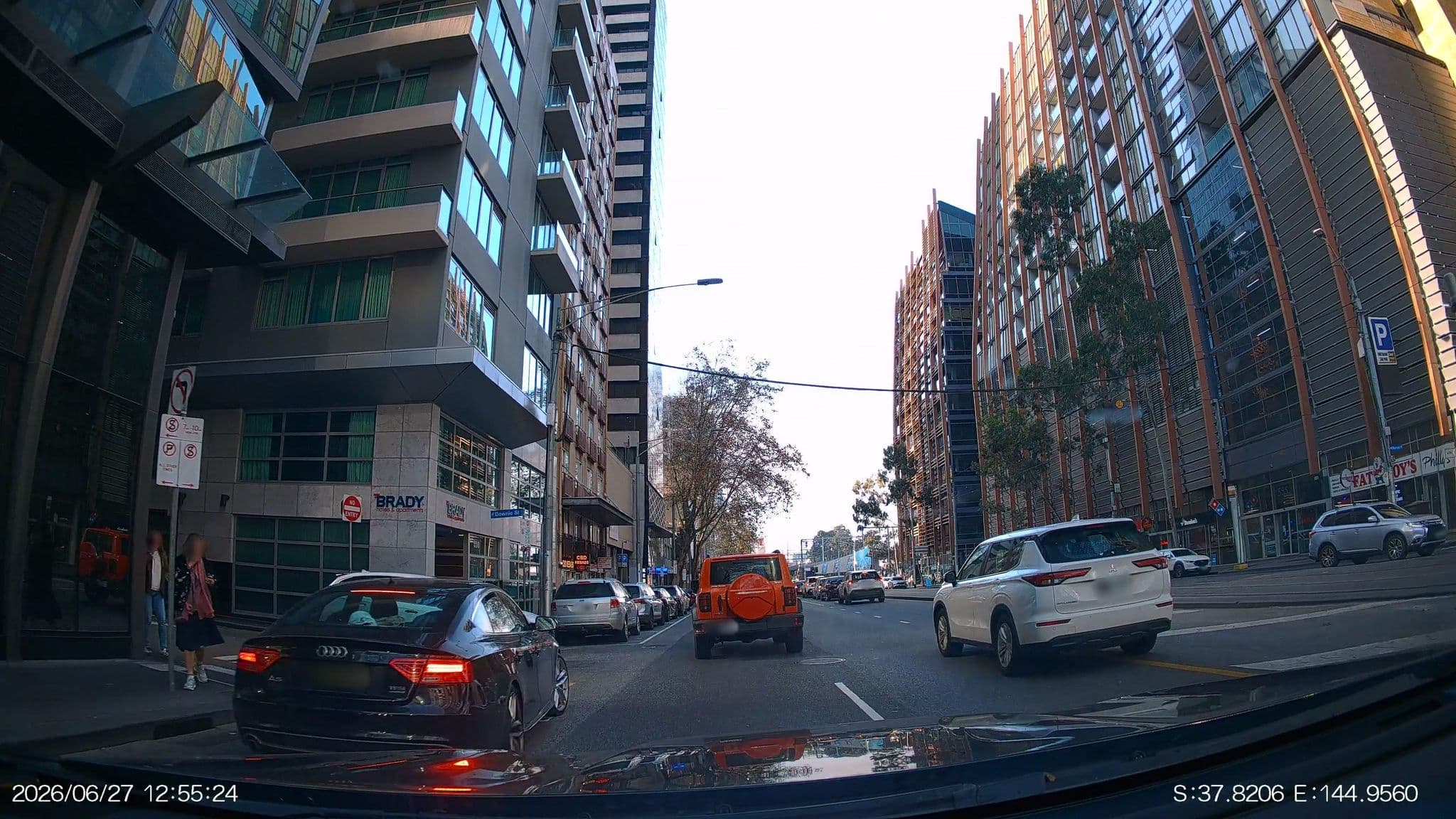 Street view near Brady Apartment Hotel Flinders Street, Southbank — © aHS (CC BY-SA · Mapillary)