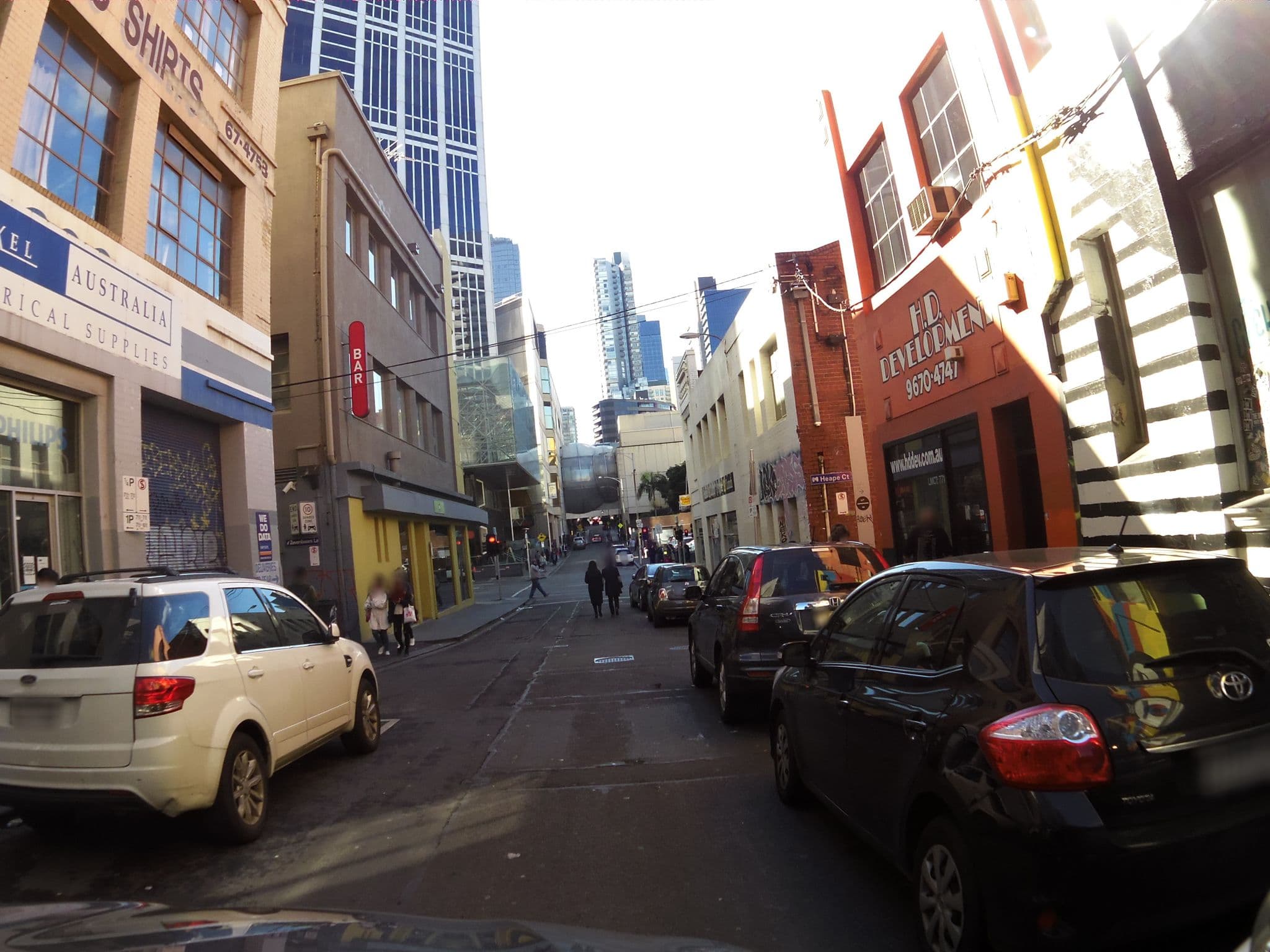 Street view near Brady Hotels Elizabeth Street, Melbourne — © skillsy (CC BY-SA · Mapillary)