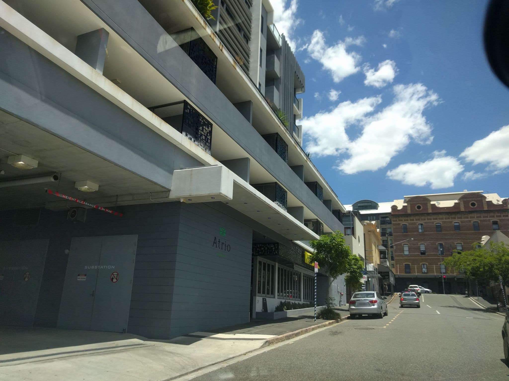 Street view near Atrio Apartments, Fortitude Valley — © davidbdean (CC BY-SA · Mapillary)