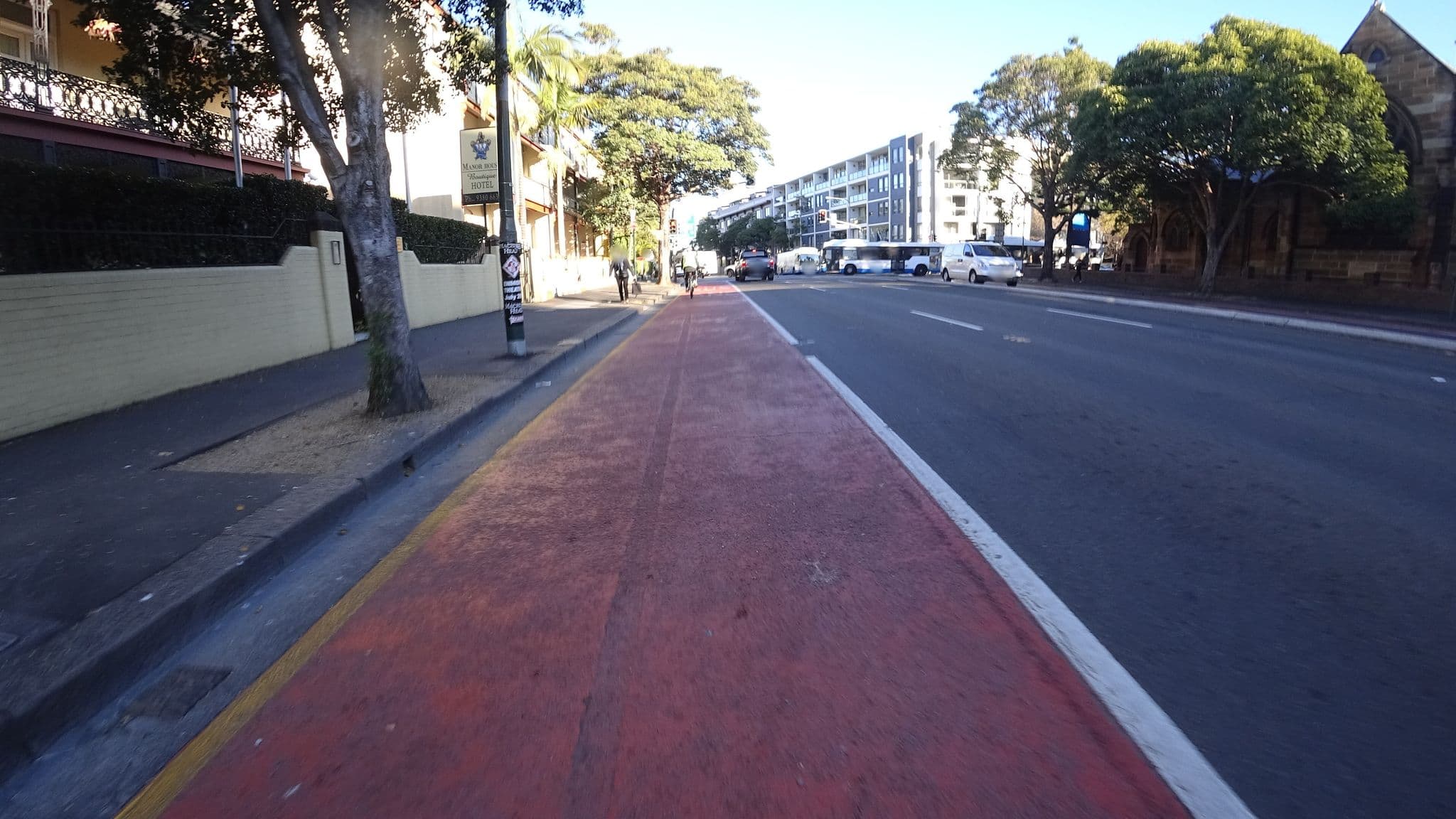 Street view near Manor Boutique Hotel, Surry Hills — © aharvey (CC BY-SA · Mapillary)