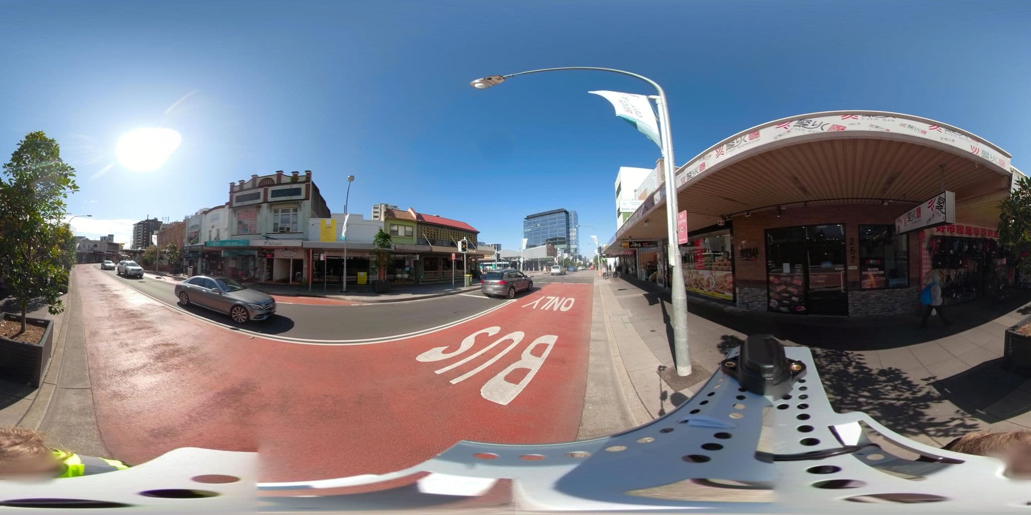 Street view near Golden Tiger Hotel, Hurstville — © radiotrefoil (CC BY-SA · Mapillary)
