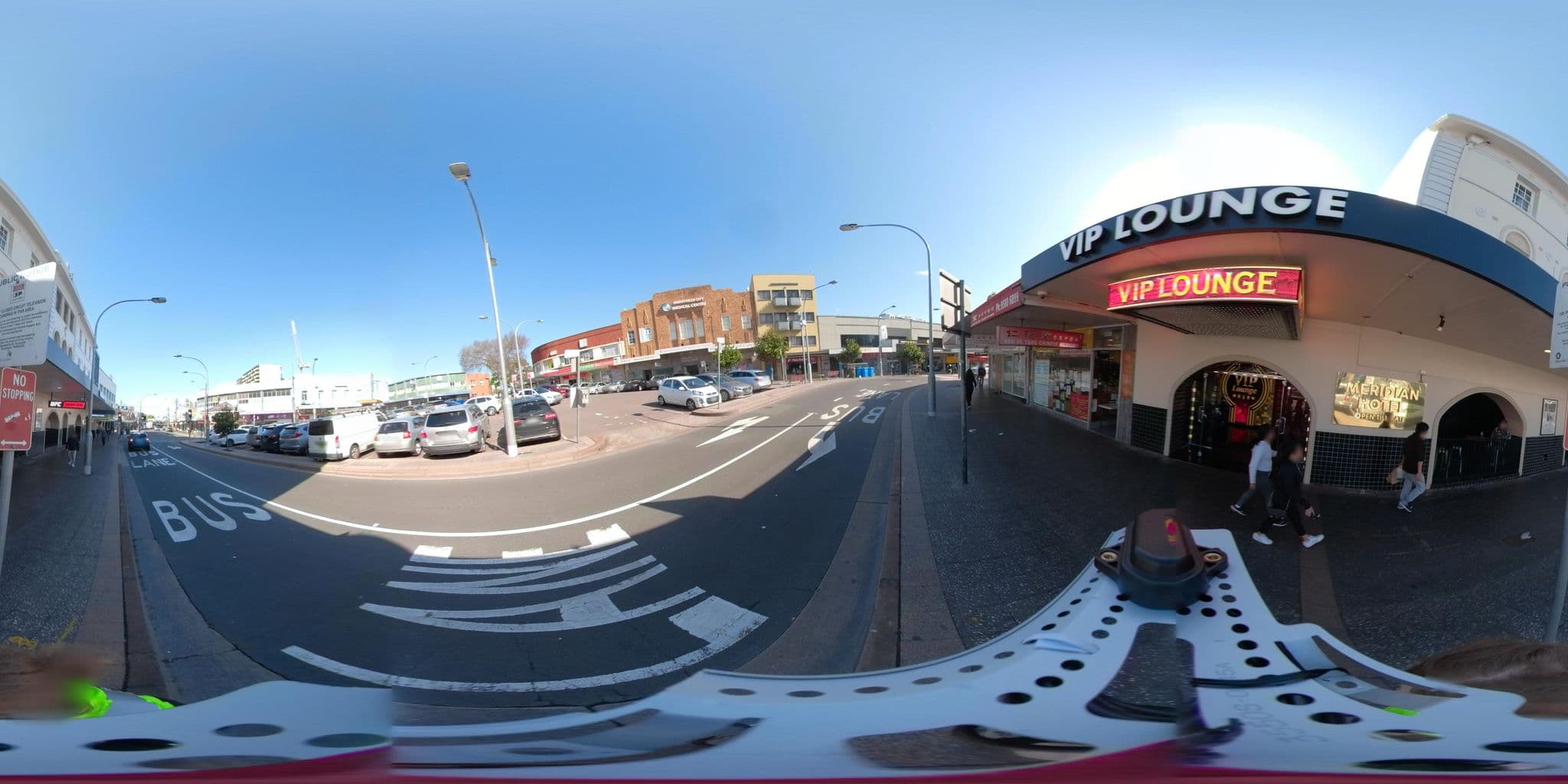 Street view near Meridian Hotel, Hurstville — © radiotrefoil (CC BY-SA · Mapillary)