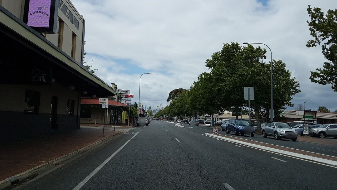 Street view near Hotel Royal Torrensville, Torrensville — © didz (CC BY-SA · Mapillary)