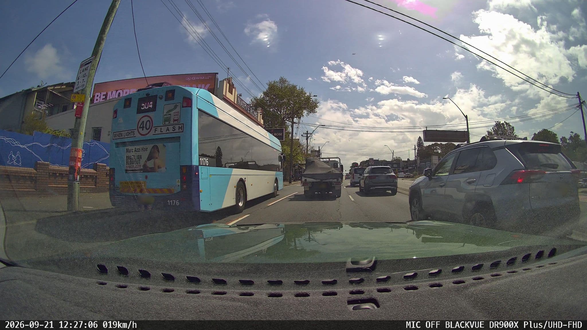 Street view near The Native Rose Hotel, Rozelle — © CitrusMapper (CC BY-SA · Mapillary)