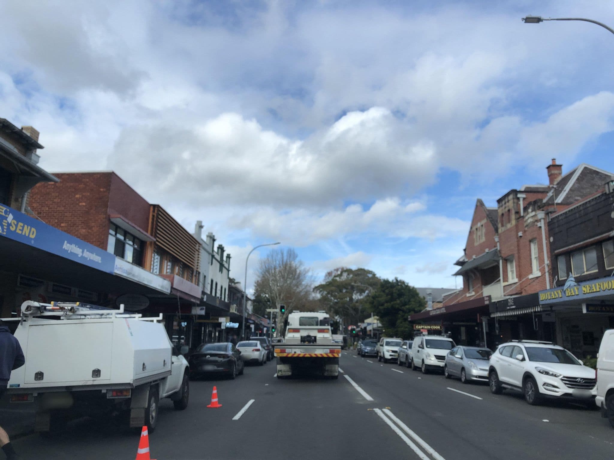 Street view near Waterworks Hotel, Botany — © jlstudio (CC BY-SA · Mapillary)