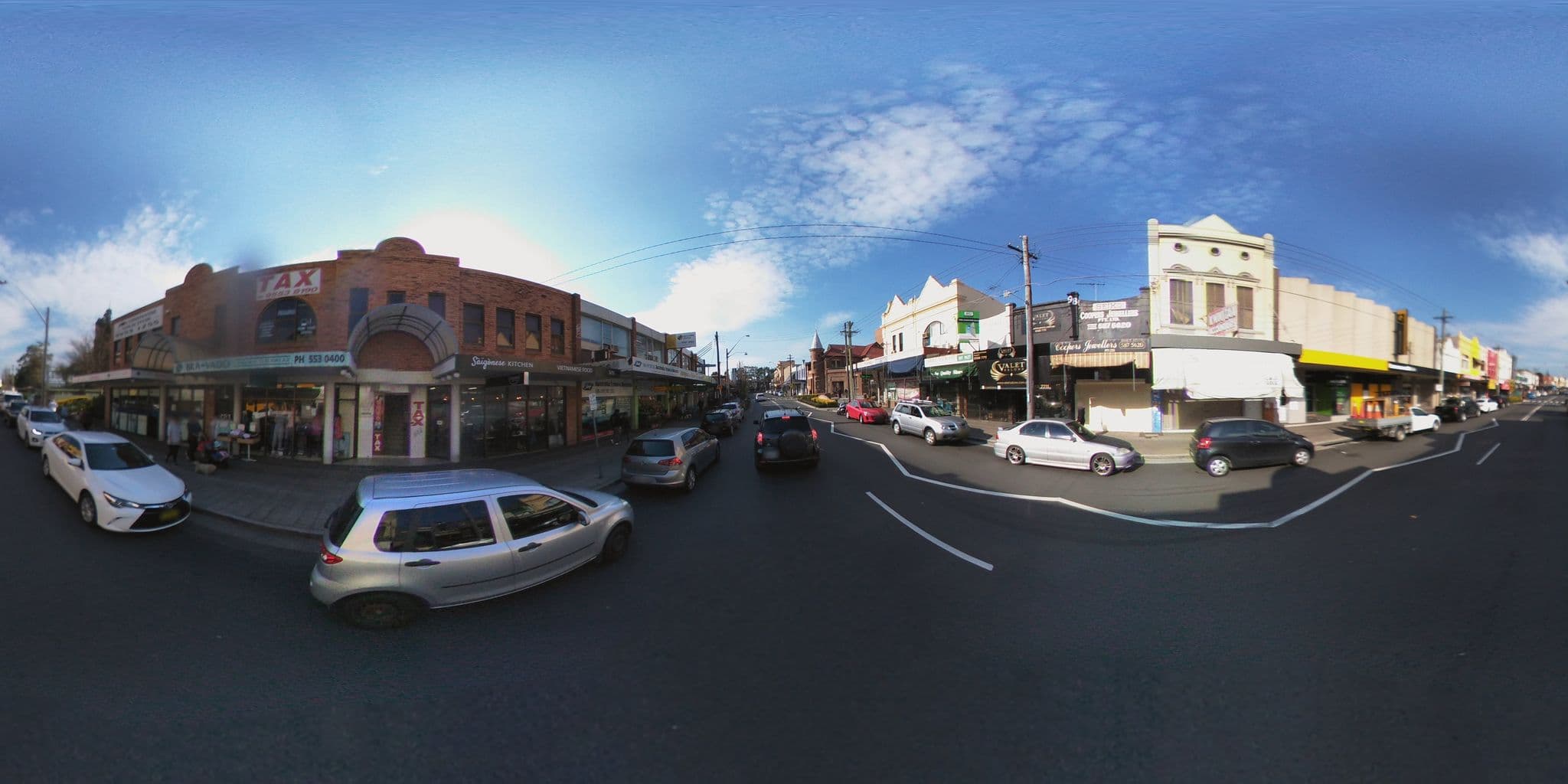 Street view near The Olive Hotel, Kogarah — © aharvey (CC BY-SA · Mapillary)