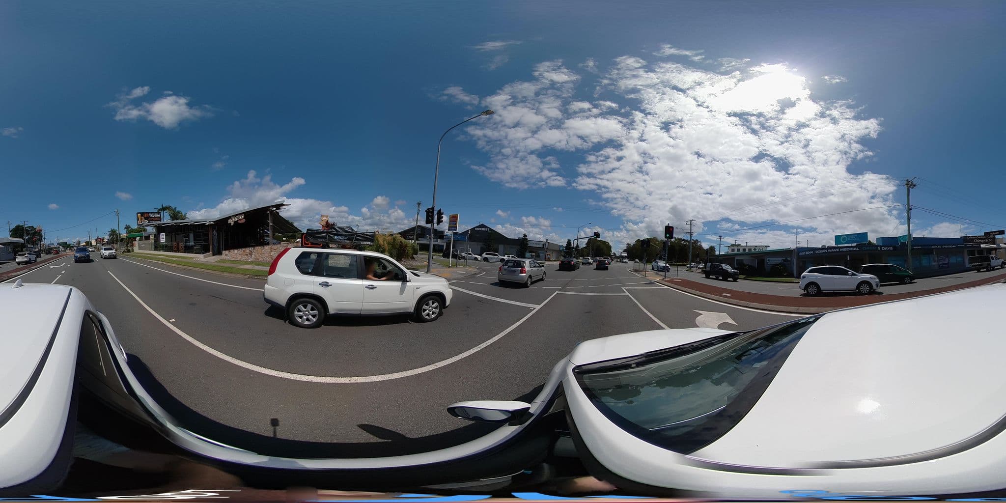 Street view near Nightcap at Golden Beach Tavern, Caloundra — © LukeCWalton (CC BY-SA · Mapillary)
