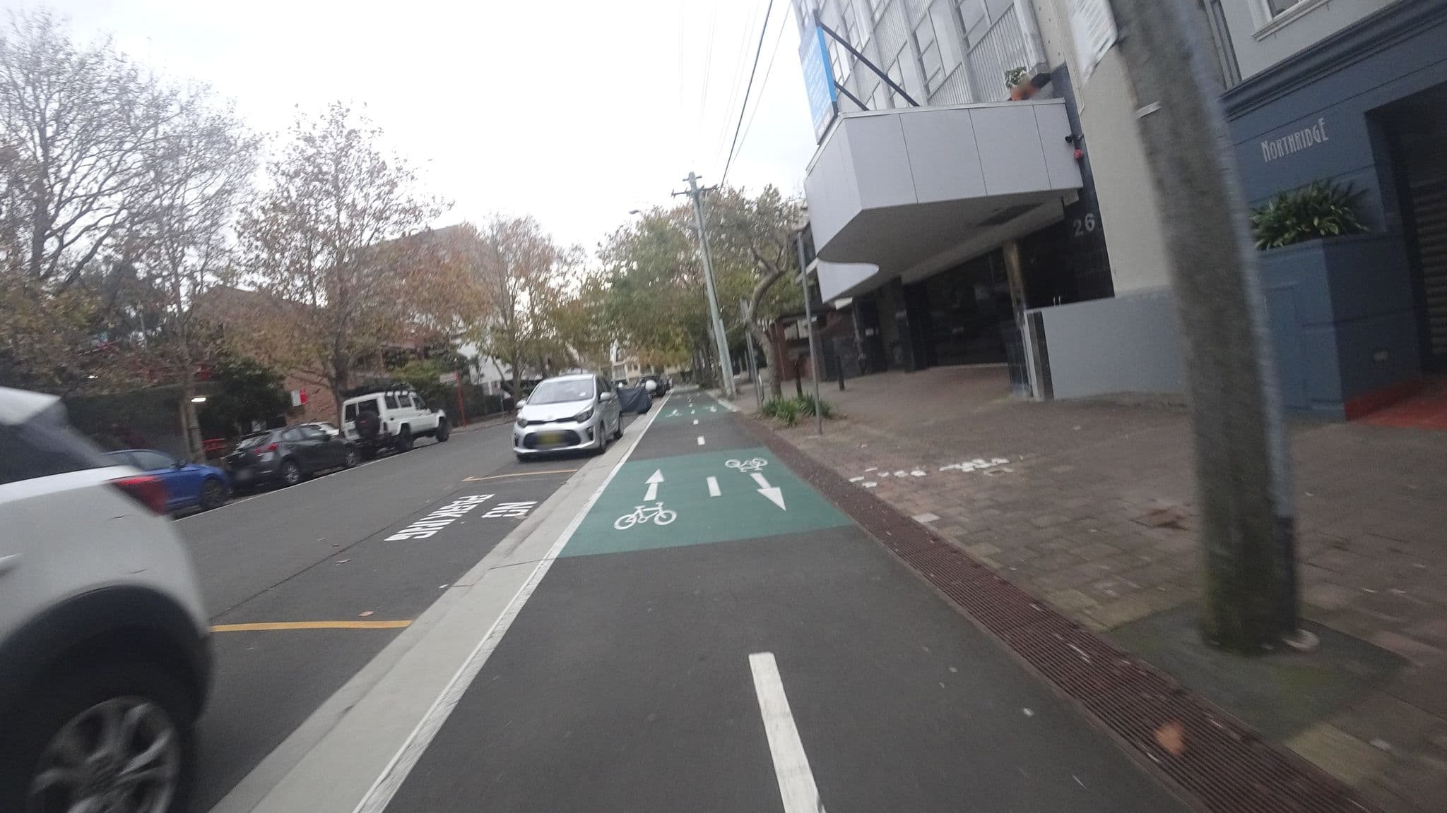 Street view near Emerald city Hotels, North Sydney — © aharvey (CC BY-SA · Mapillary)