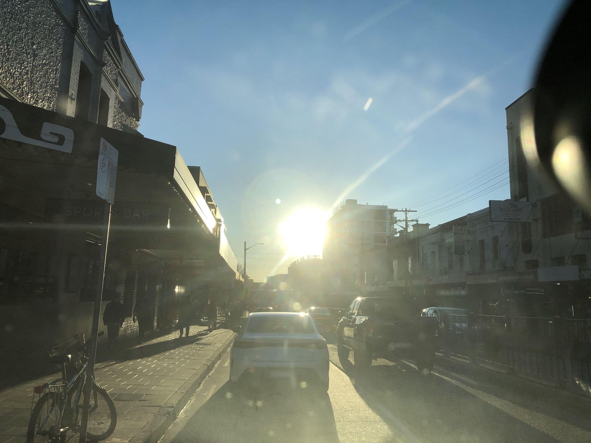 Street view near Crocodile Farm Hotel Bistro, Ashfield — © jlstudio (CC BY-SA · Mapillary)