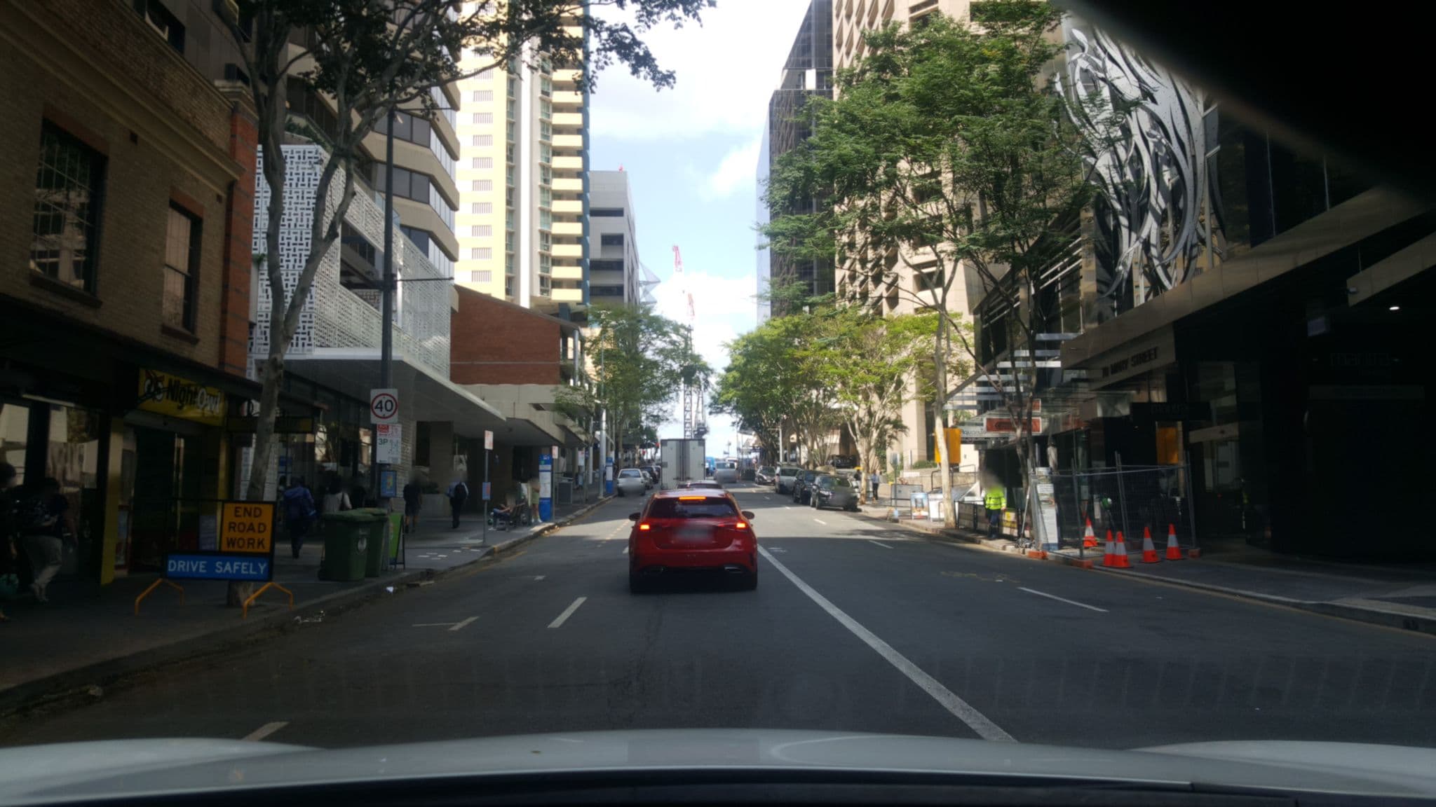 Street view near Mantra on Mary Brisbane, Brisbane central business district — © brackone (CC BY-SA · Mapillary)