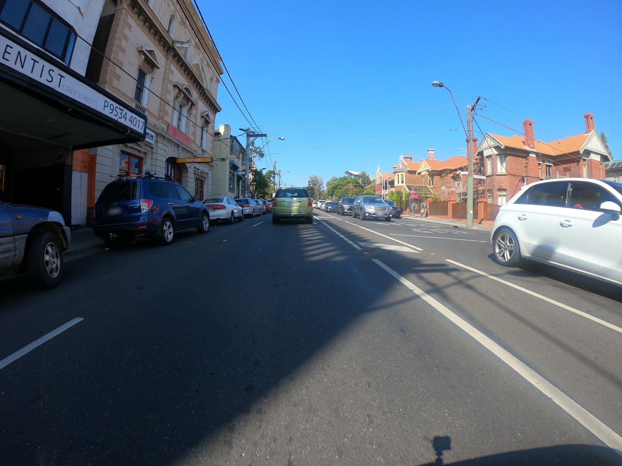 Street view near Roamer St Kilda, St Kilda West — © eneerhut (CC BY-SA · Mapillary)